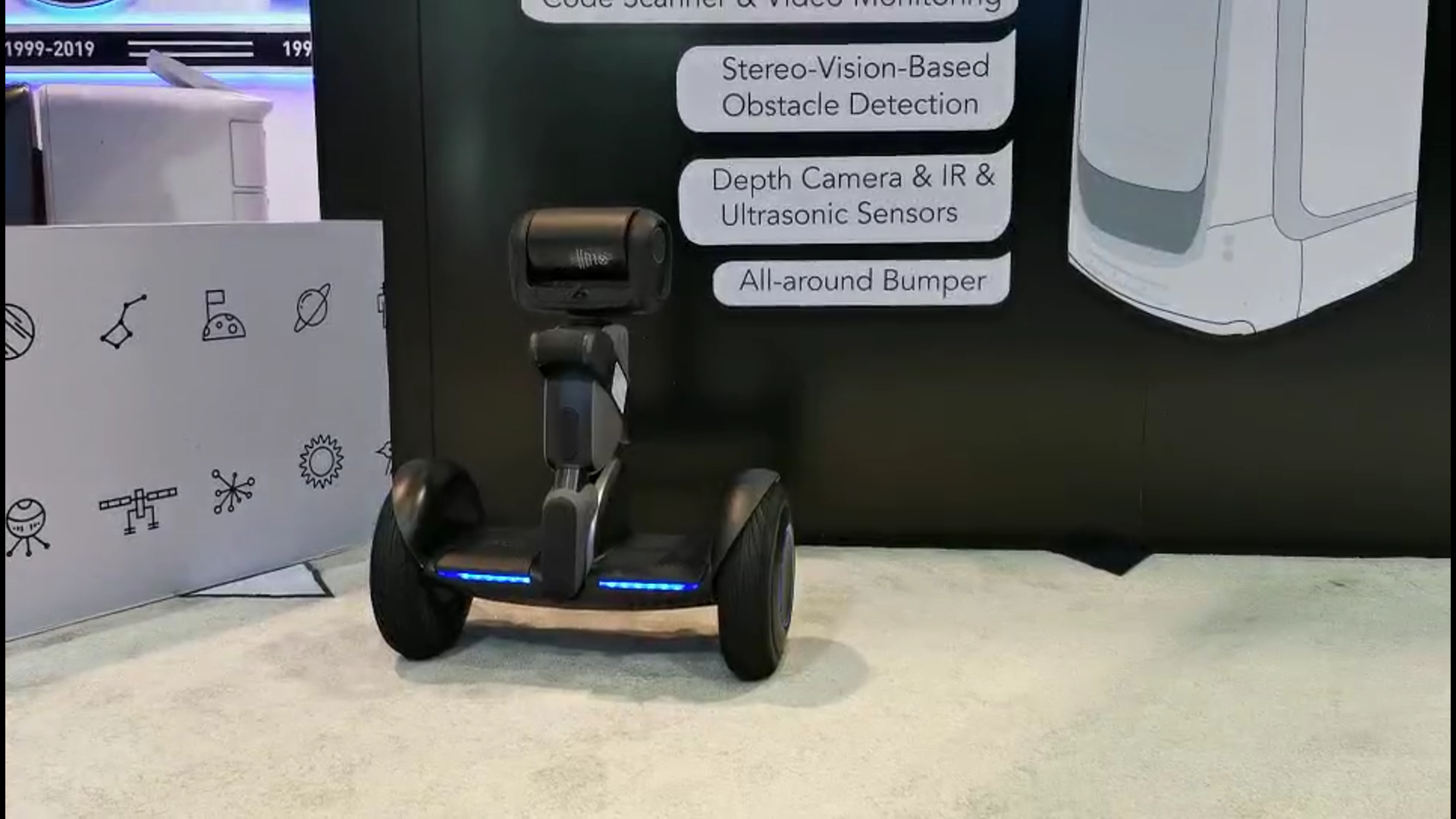 自己会看路的平衡车，Segway平衡车机器人 | CES2019