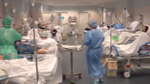 【视频】意大利医院内部画面曝光，医生直言无力面对：所有人都没见过的灾难