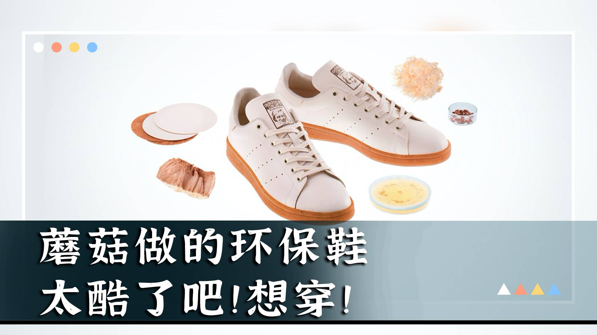 蘑菇做的环保鞋，太酷了吧！想穿！