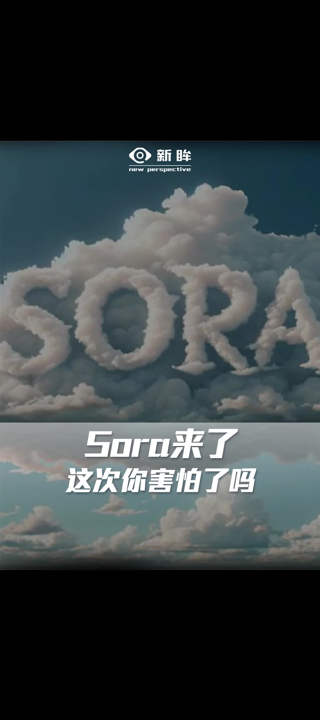 Sora來了，這次你害怕了嗎