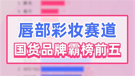 唇部彩妆：这五个国货品牌值得一看丨数据观察