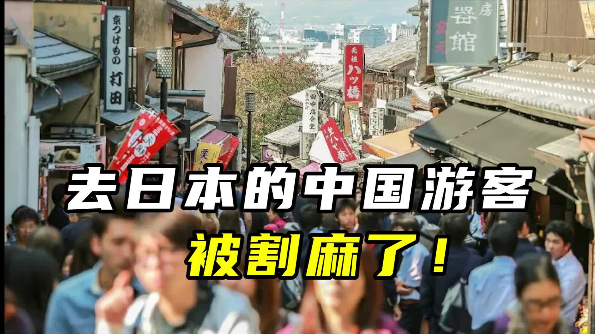 去日本的中国游客，被割麻了！