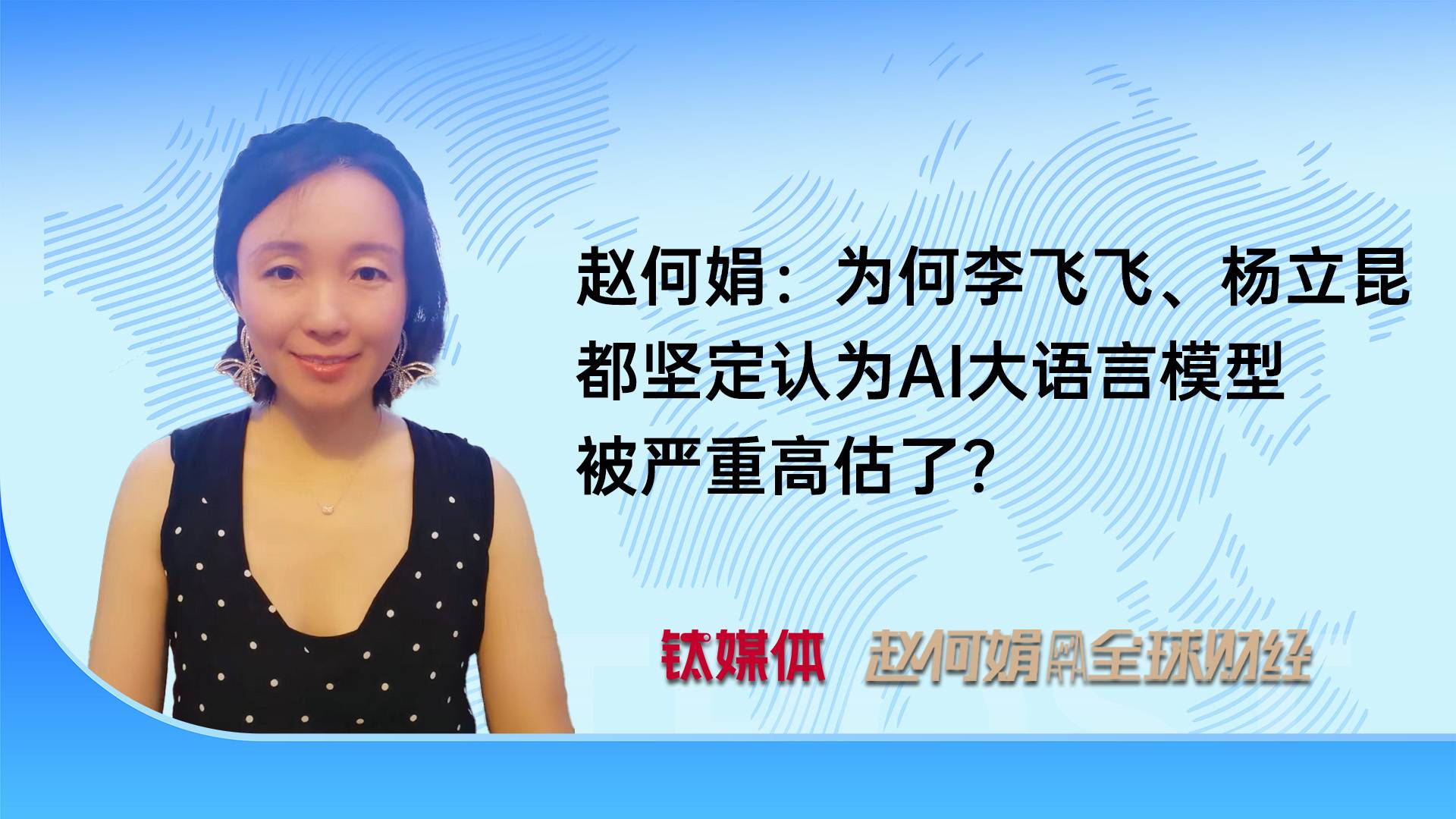 赵何娟：为何李飞飞、杨立昆都坚定认为AI大语言模型被严重高估了？