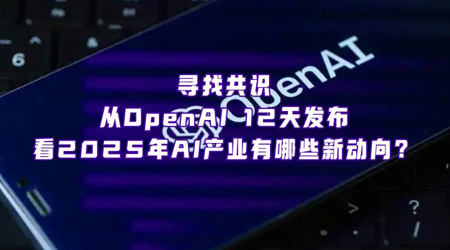 连更十二天，OpenAI为2025带来了哪些新趋势？