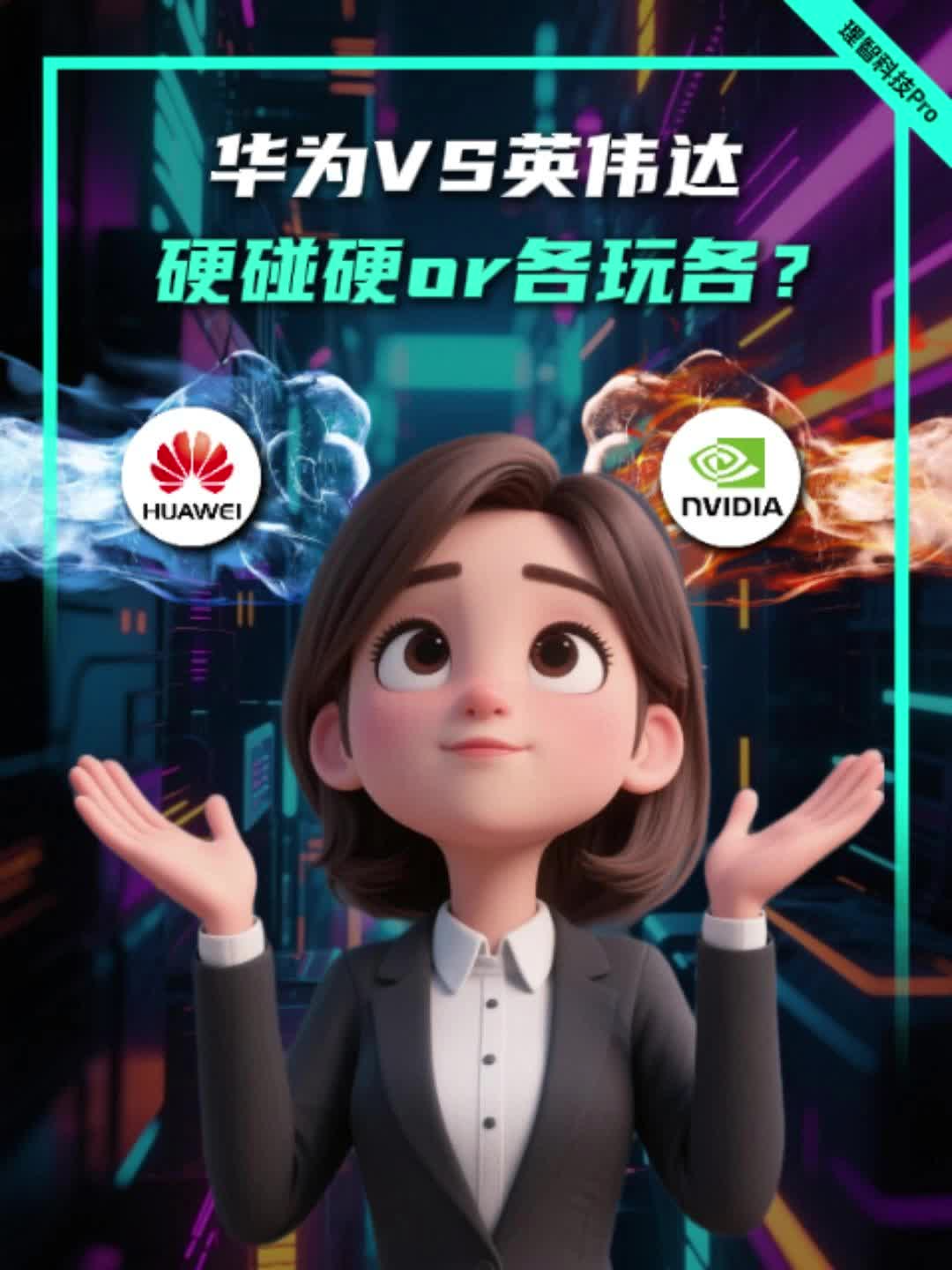 华为与英伟达的智算中心，是正面硬碰硬二选一？还是各玩各的？