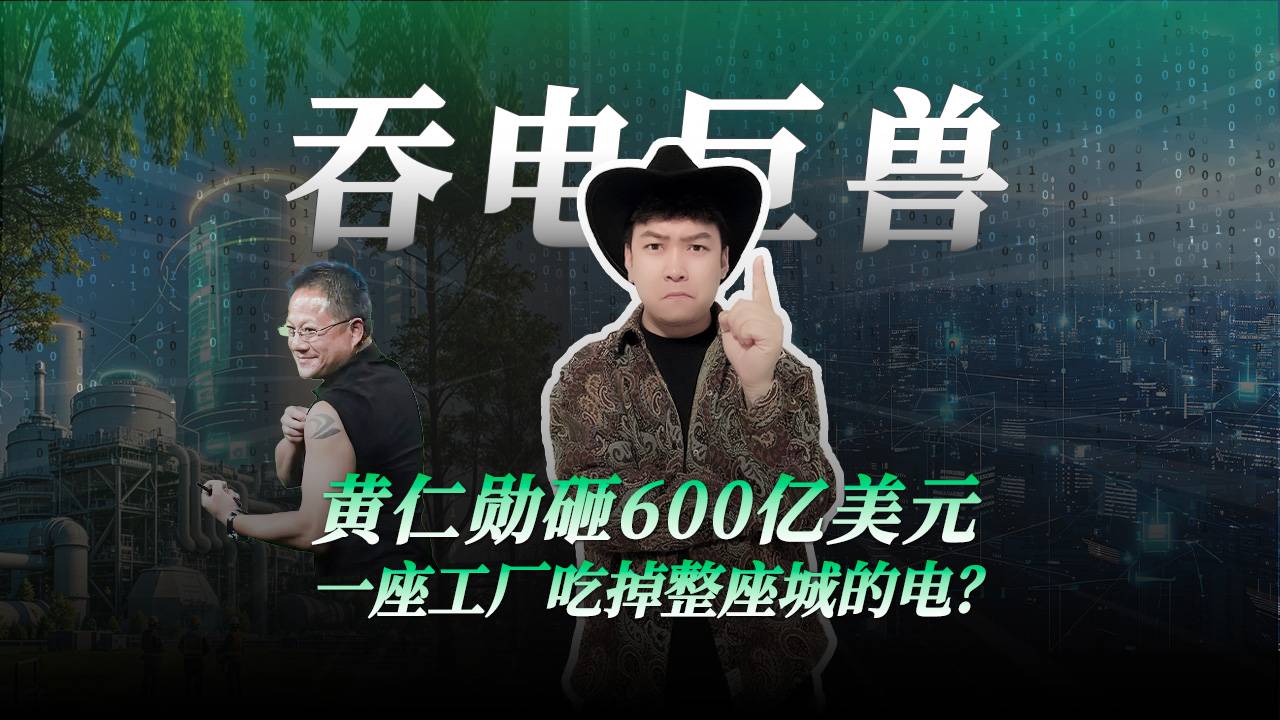黄仁勋砸600亿美元 一座工厂吃掉整座城的电?