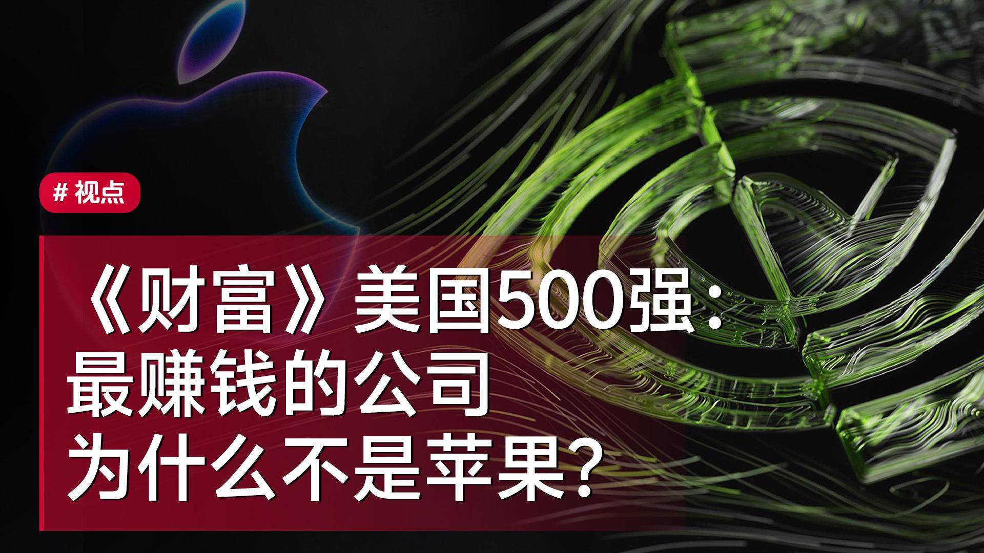 《财富》美国500强： 最赚钱的公司 为什么不是苹果？丨视点Vol.18