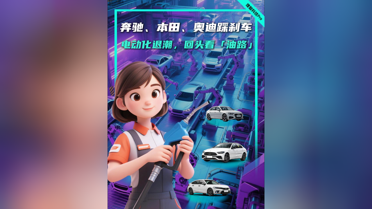 奔驰、本田、奥迪踩刹车，电动化退潮，回头看“油路”？