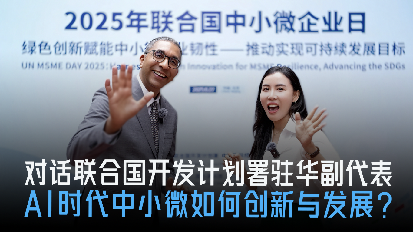 对话联合国开发计划署驻华副代表：AI时代中小微如何创新发展？