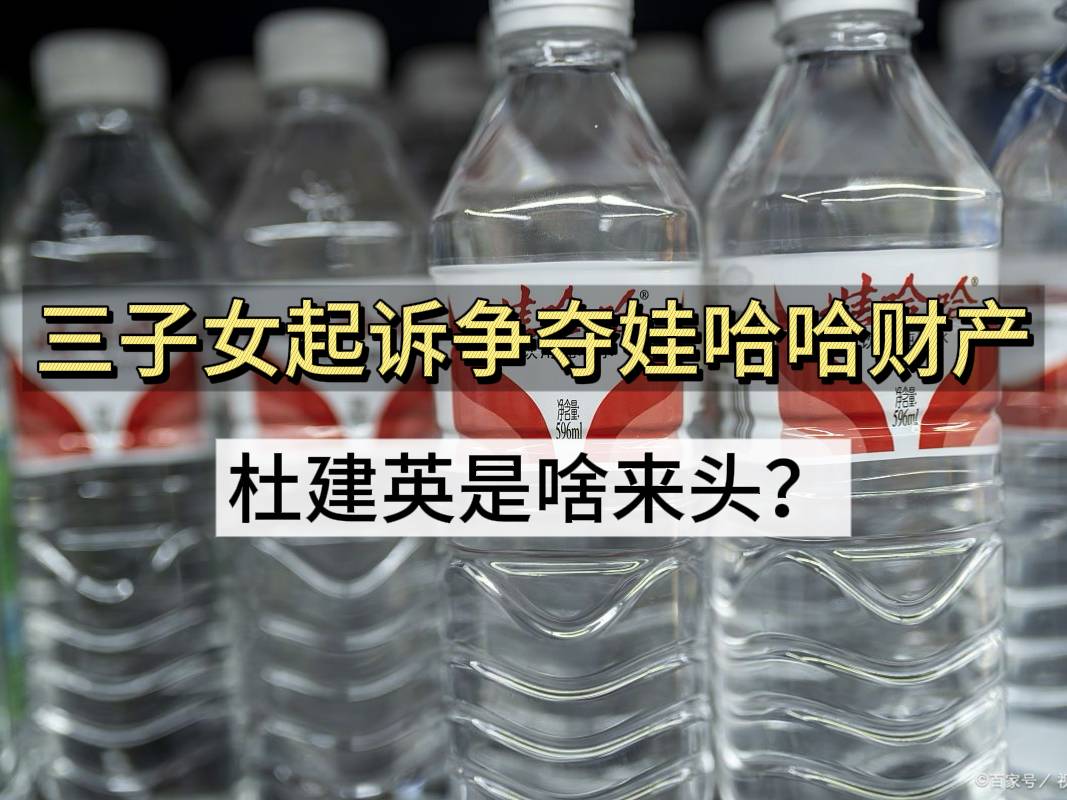 三子女起诉争夺娃哈哈财产，杜建英是啥来头？