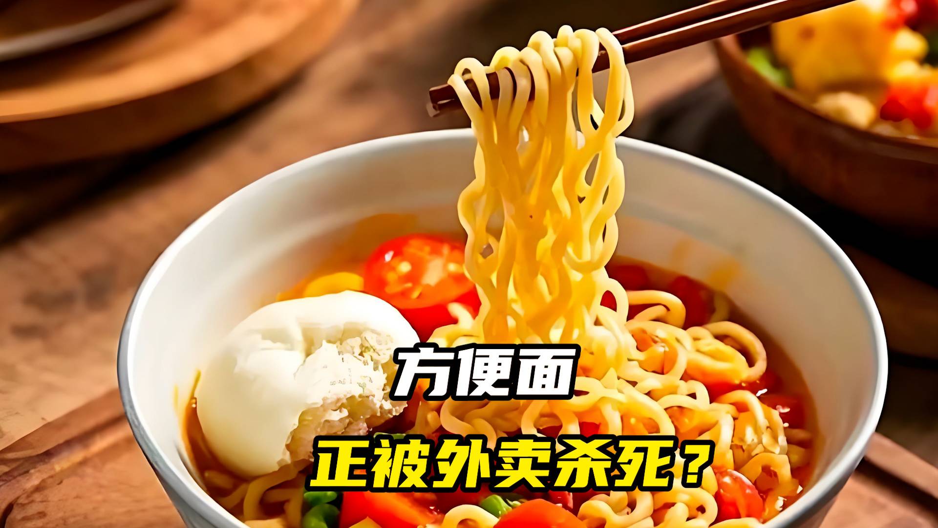 方便面，正被外賣(mài)殺死？