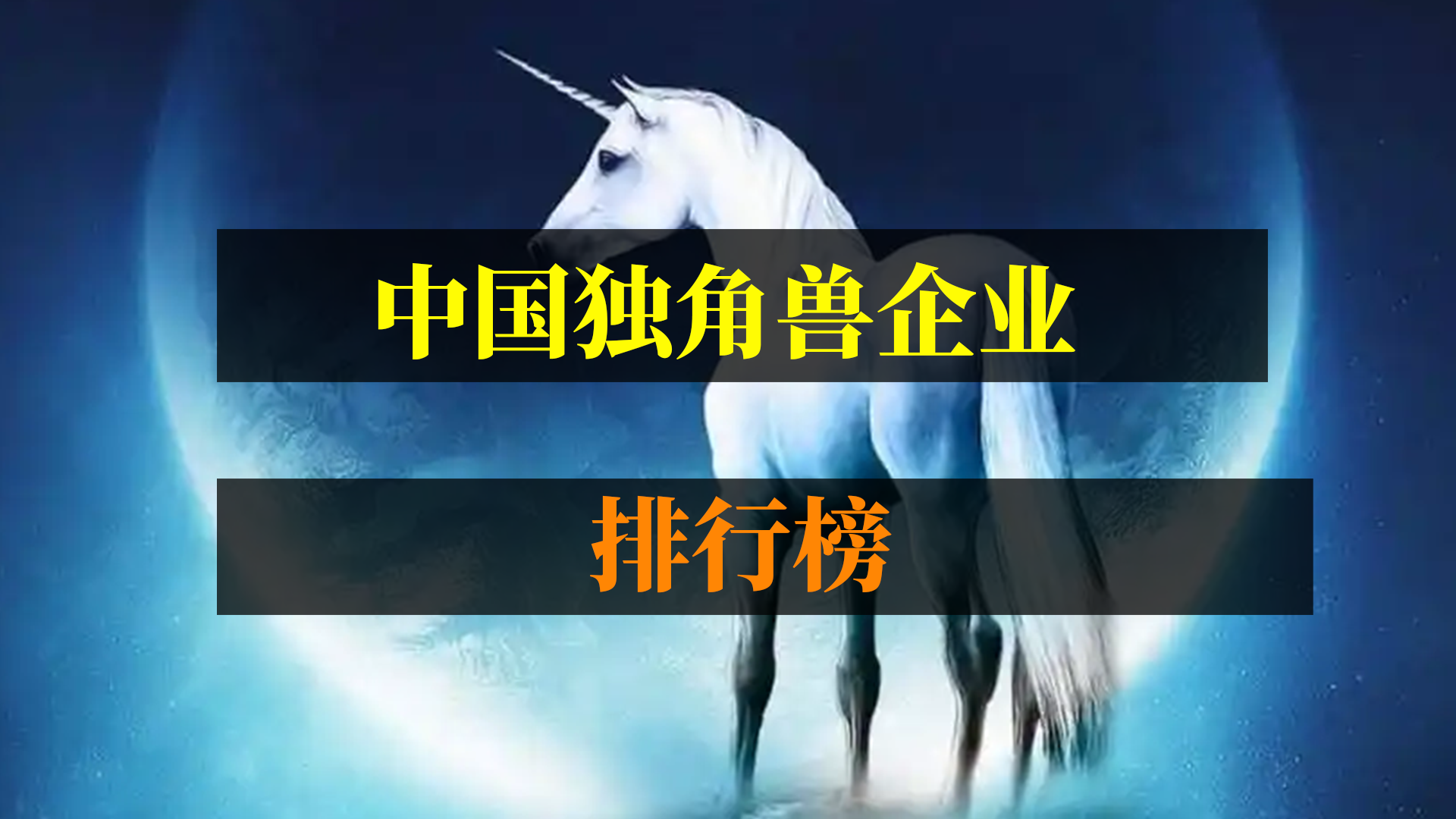 最新中國獨(dú)角獸企業(yè)排行榜