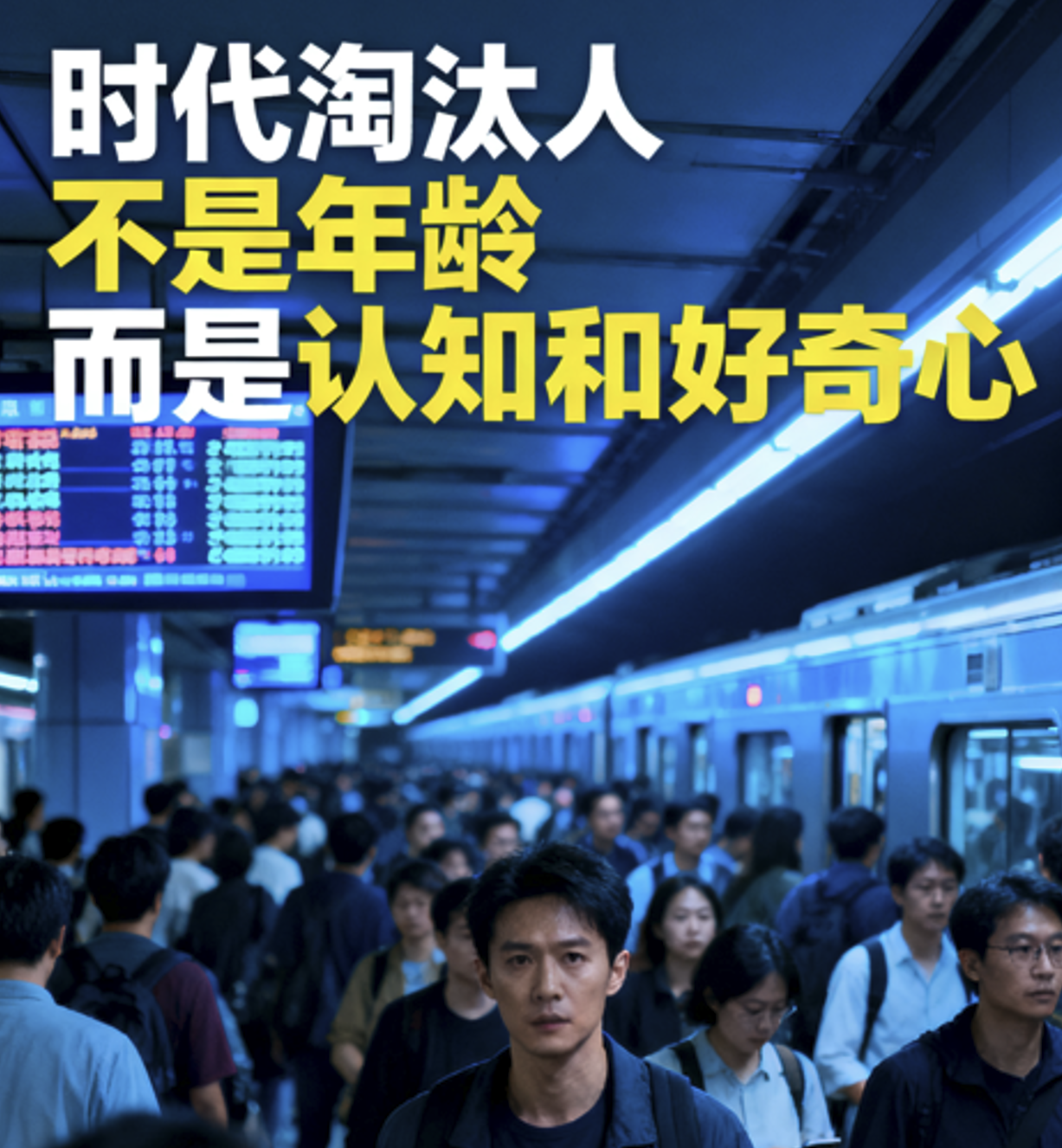 时代淘汰人的，是认知和好奇心