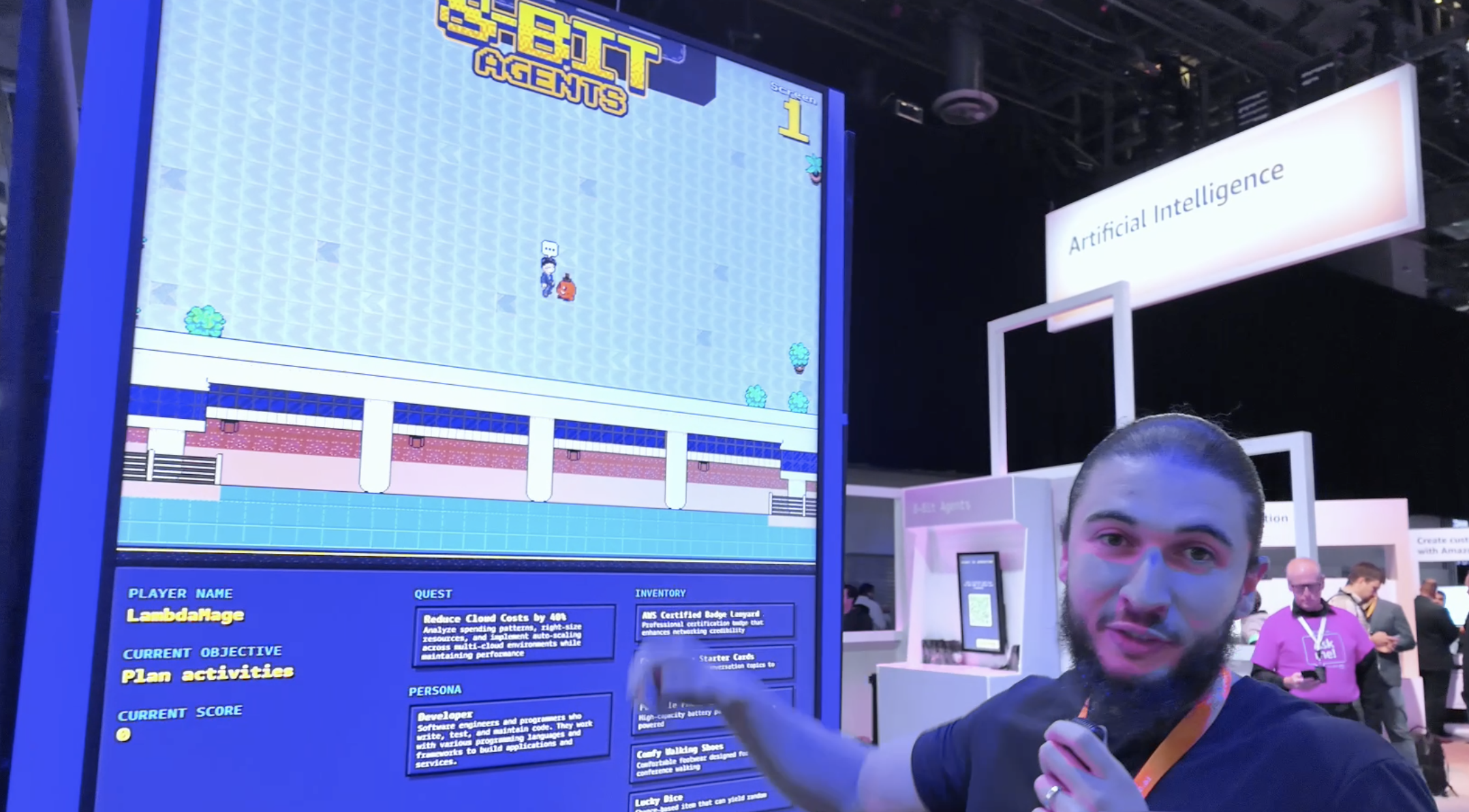 在虚拟世界自由行动，8-Bit Agent带你玩转Agentic AI