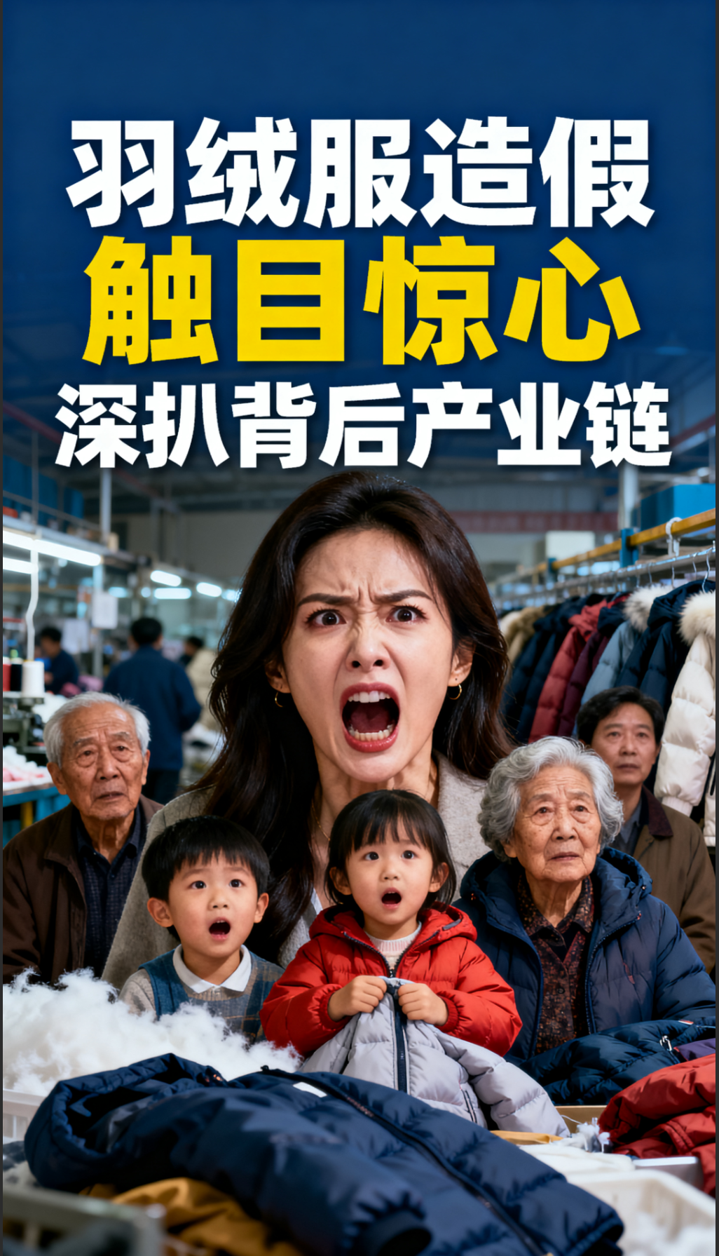 羽绒服造假触目惊心！深入分析背后产业链