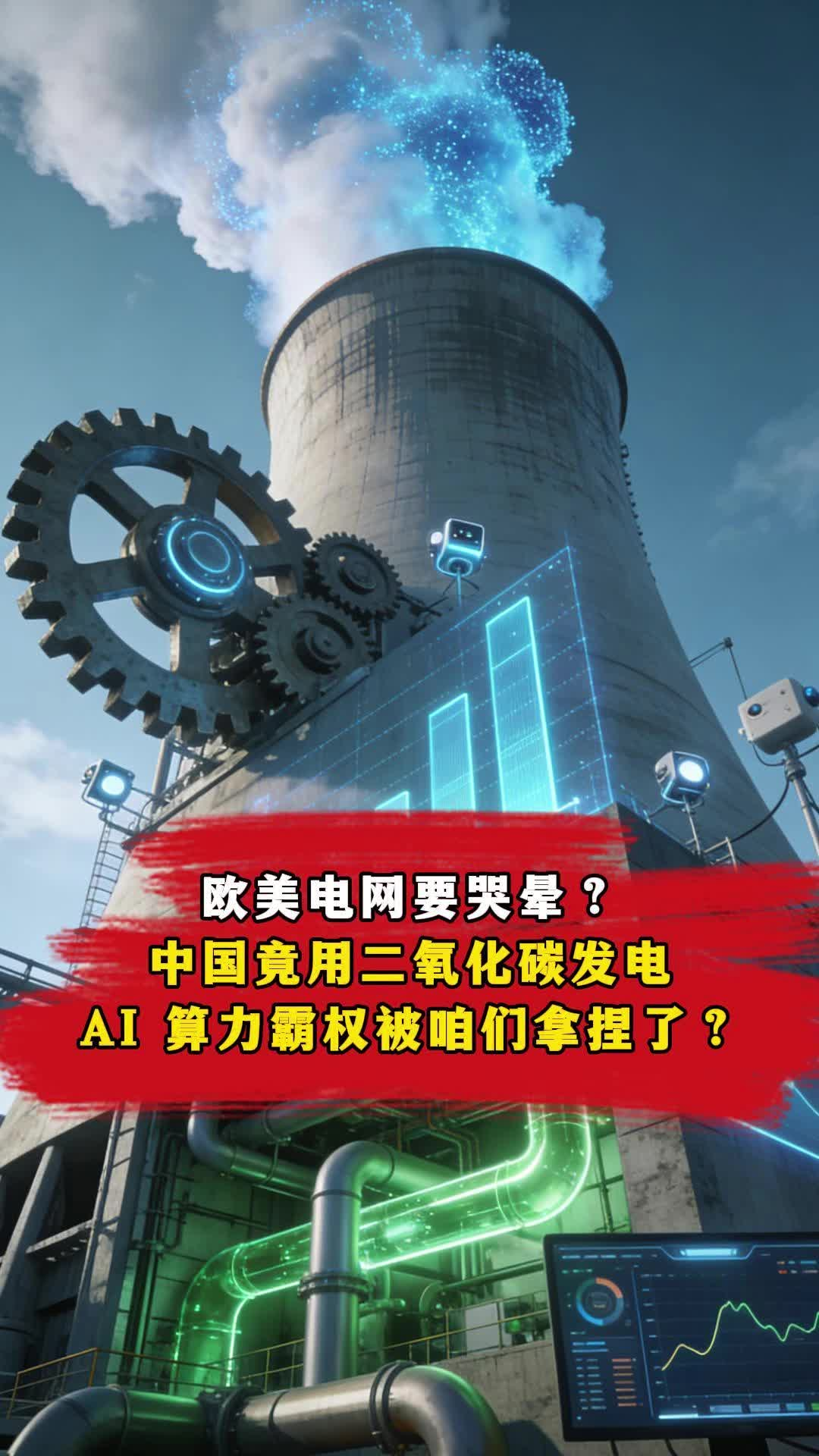 歐美電網(wǎng)要哭暈？中國竟用二氧化碳發(fā)電，AI 算力霸權(quán)被咱們拿捏了？