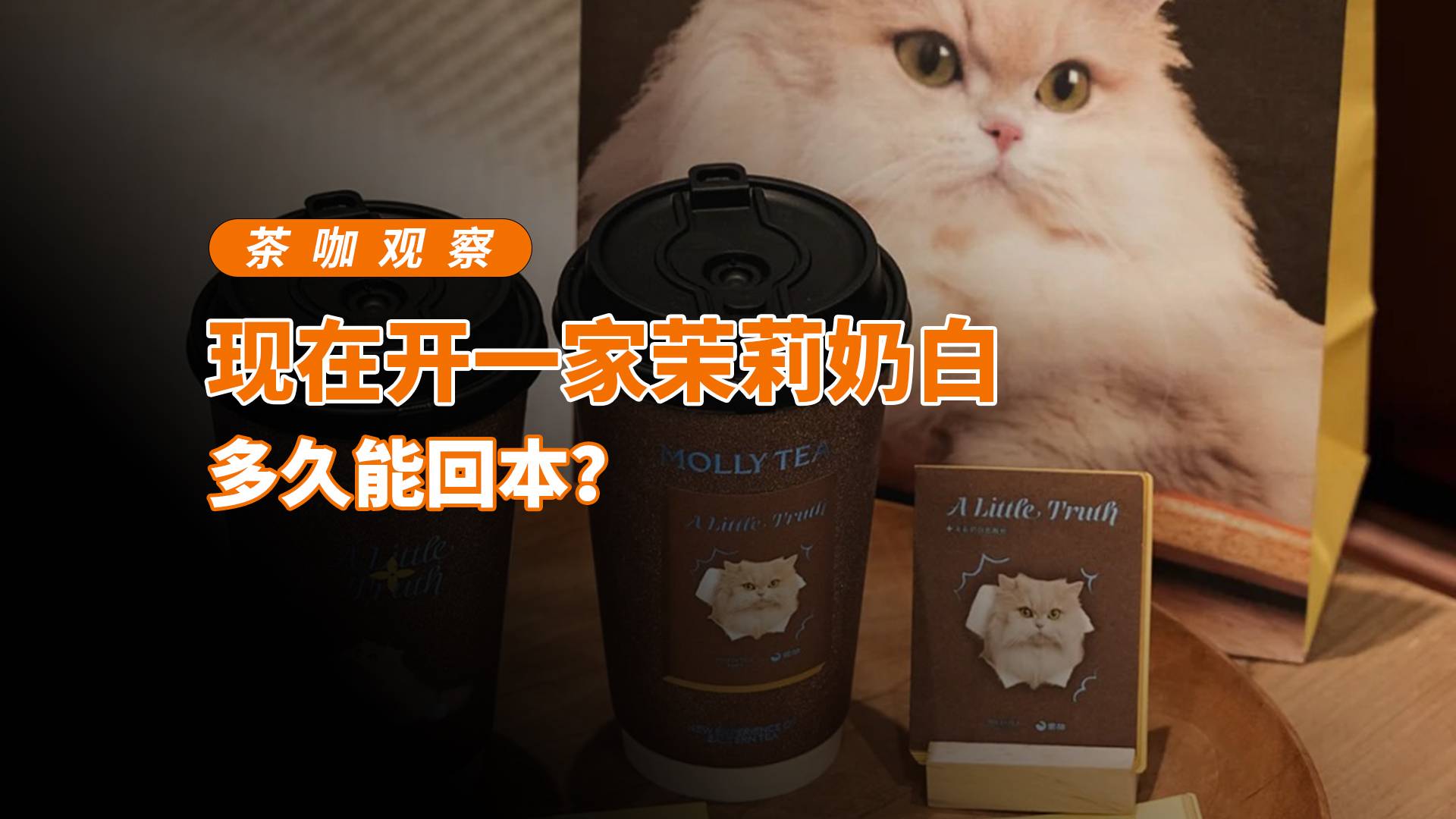 現(xiàn)在開一家茉莉奶白，多久能回本？