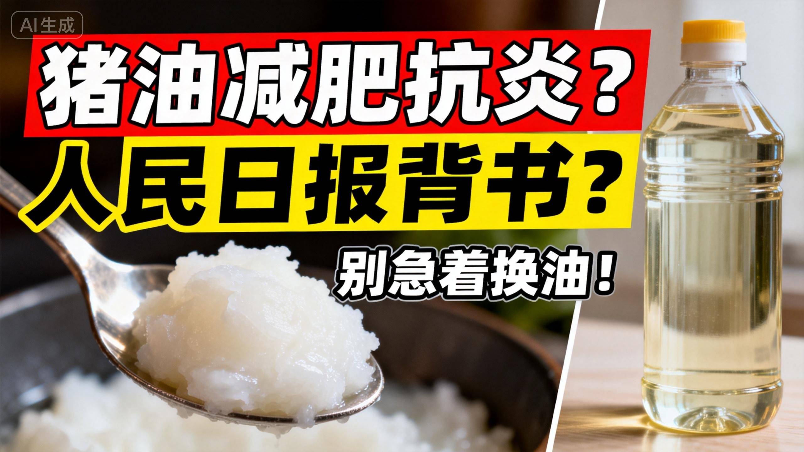 “猪油减肥抗炎”刷屏，真相是如何一步步被歪曲的？