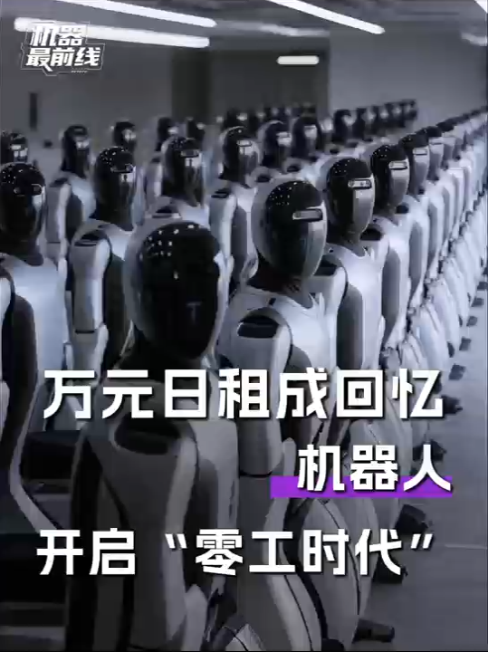 "万元日租"成回忆，机器人开启"零工时代"