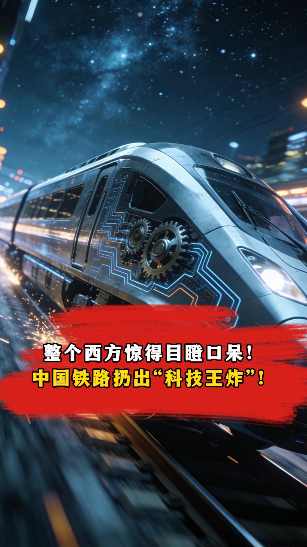 整個西方驚得目瞪口呆，中國鐵路扔出“科技王炸”！