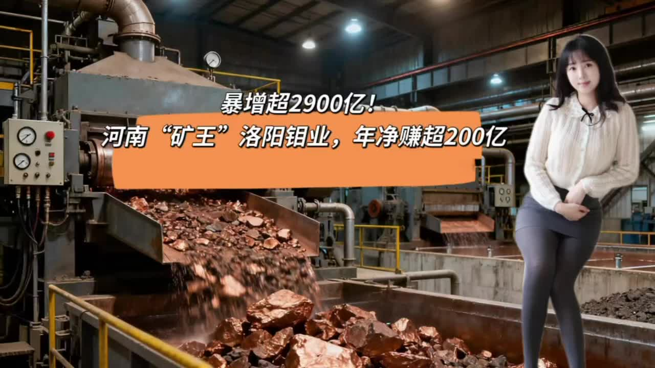 暴增超2900亿！河南“矿王”洛阳钼业，年净赚超200亿