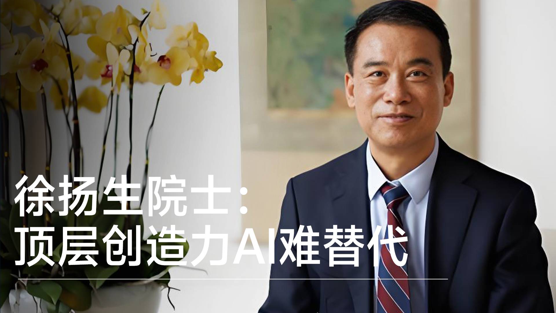 徐揚(yáng)生院士：頂層創(chuàng)造力AI難替代 中層70%的人最易被替丨前沿?fù)屜瓤? style=