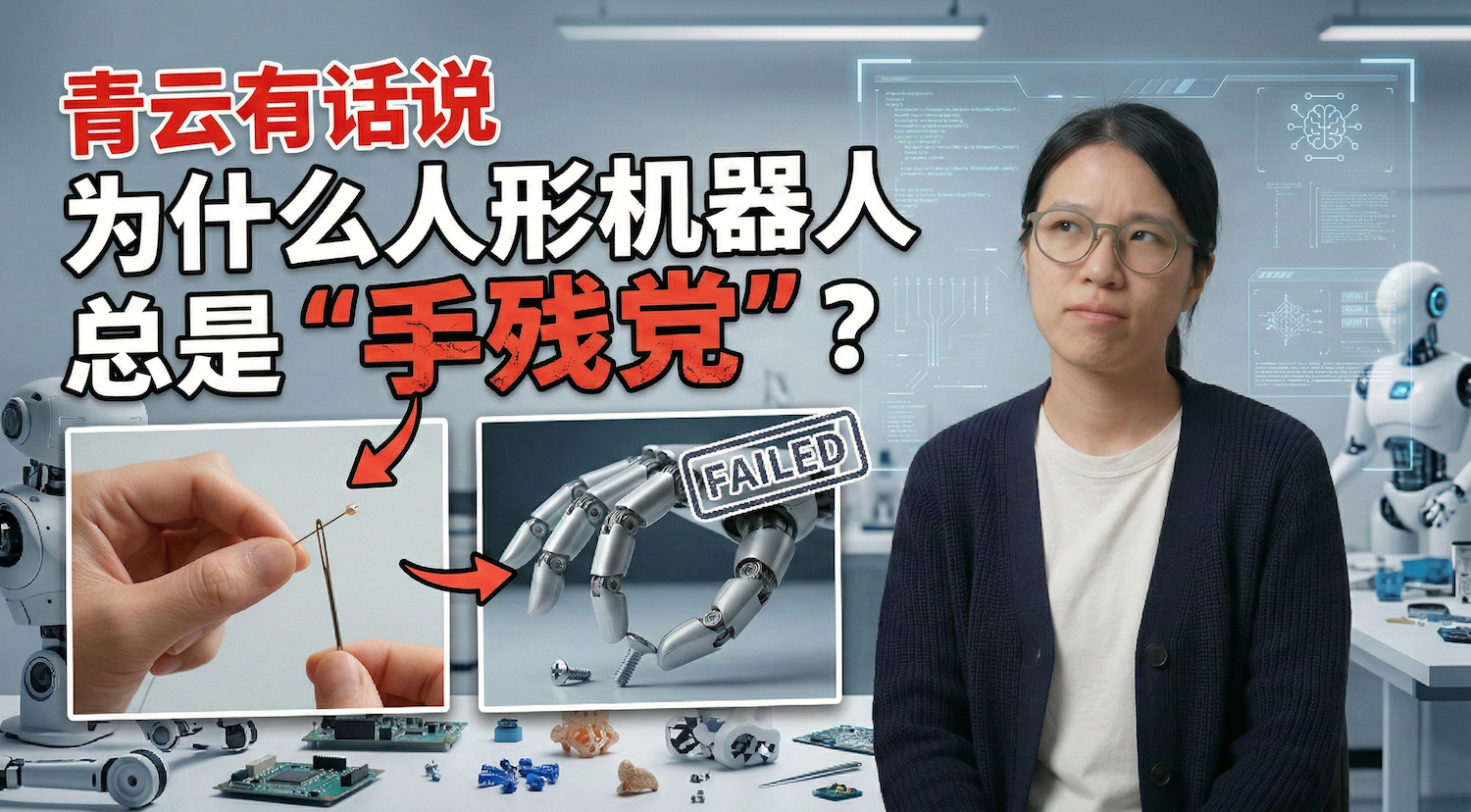 人形机器人为什么总是“手残党”？