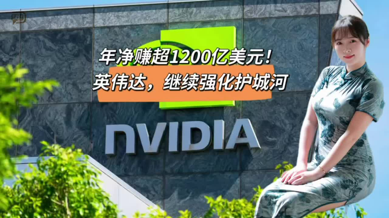 年净赚超1200亿美元！英伟达，继续强化护城河