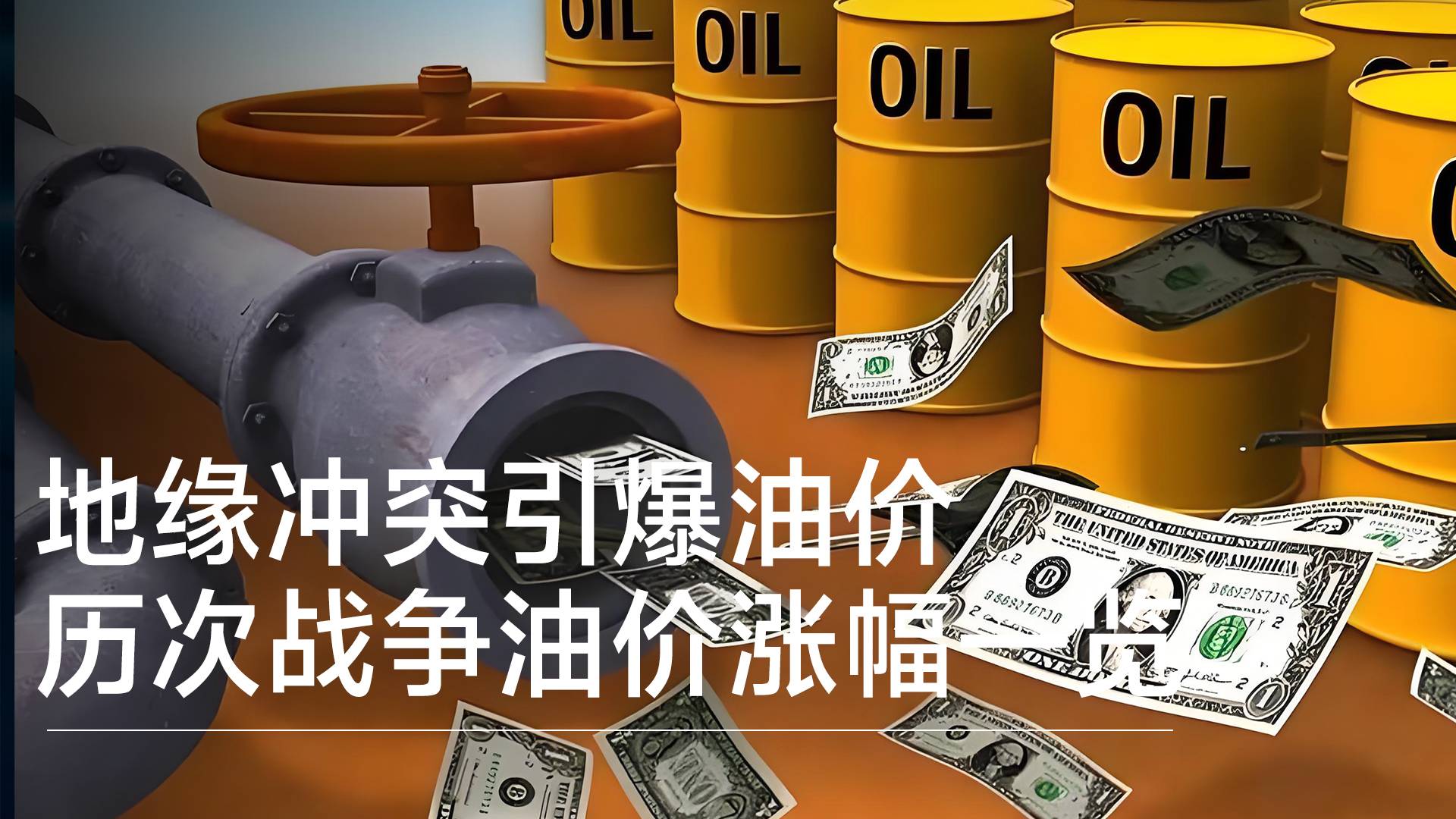 地缘冲突引爆油价！历次战争油价涨幅一览丨视讯速递