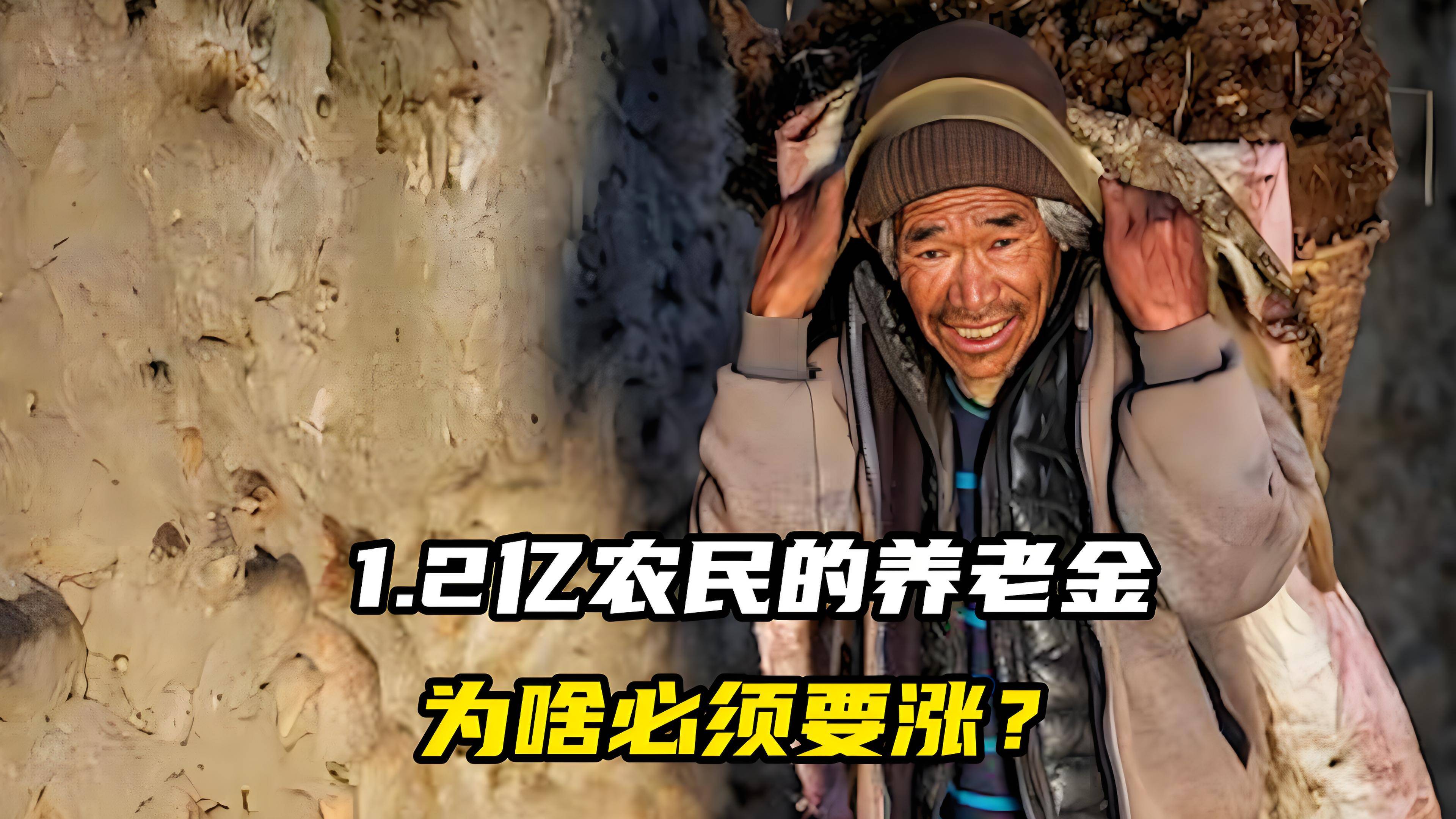 1.2亿农民的养老金，为啥必须要涨？