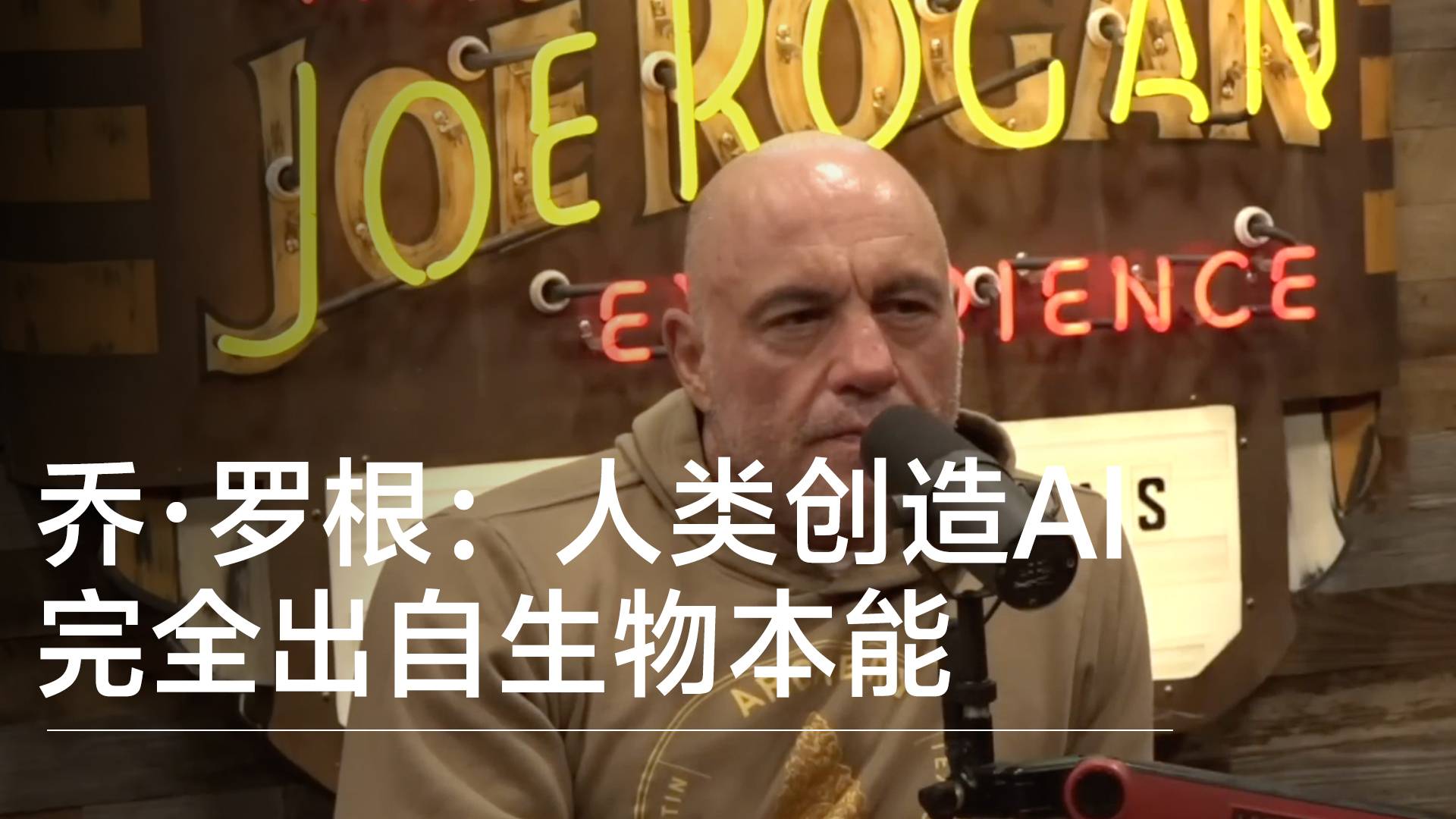 喬·羅根：人類創(chuàng)造AI就像蜜蜂筑菓一樣，完全出自生物本能丨前沿搶先看