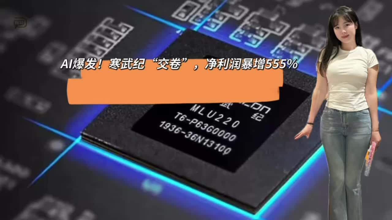 AI爆發(fā)！寒武紀(jì)“交卷”，凈利潤暴增555%