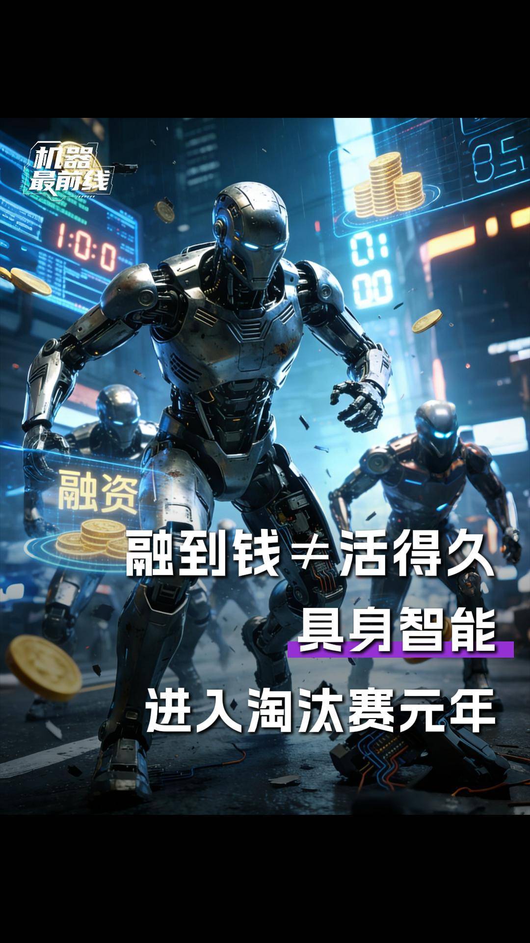 融到钱≠活得久，具身智能进入淘汰赛元年