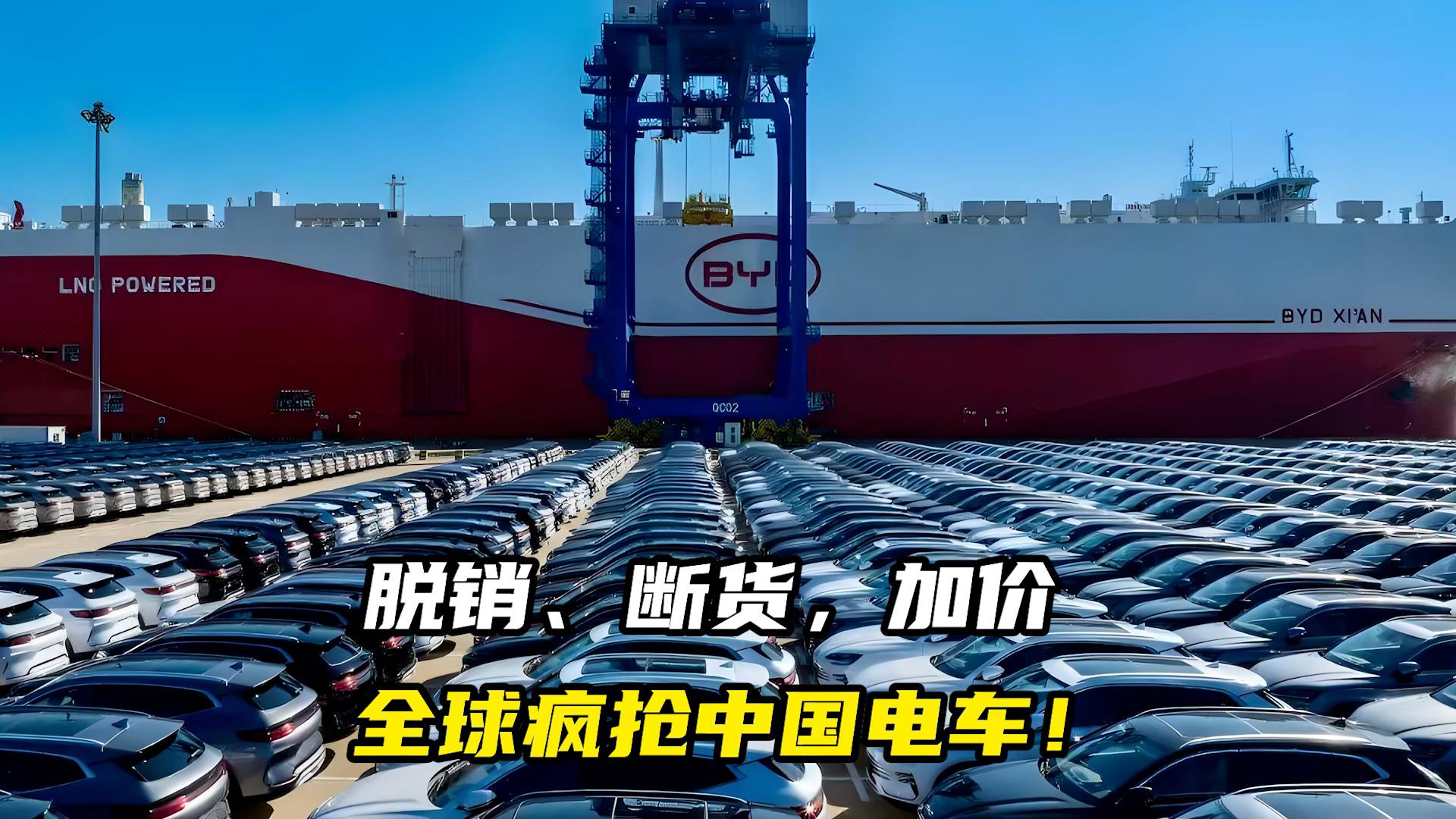 脱销、断货，加价，全球疯抢中国电车！