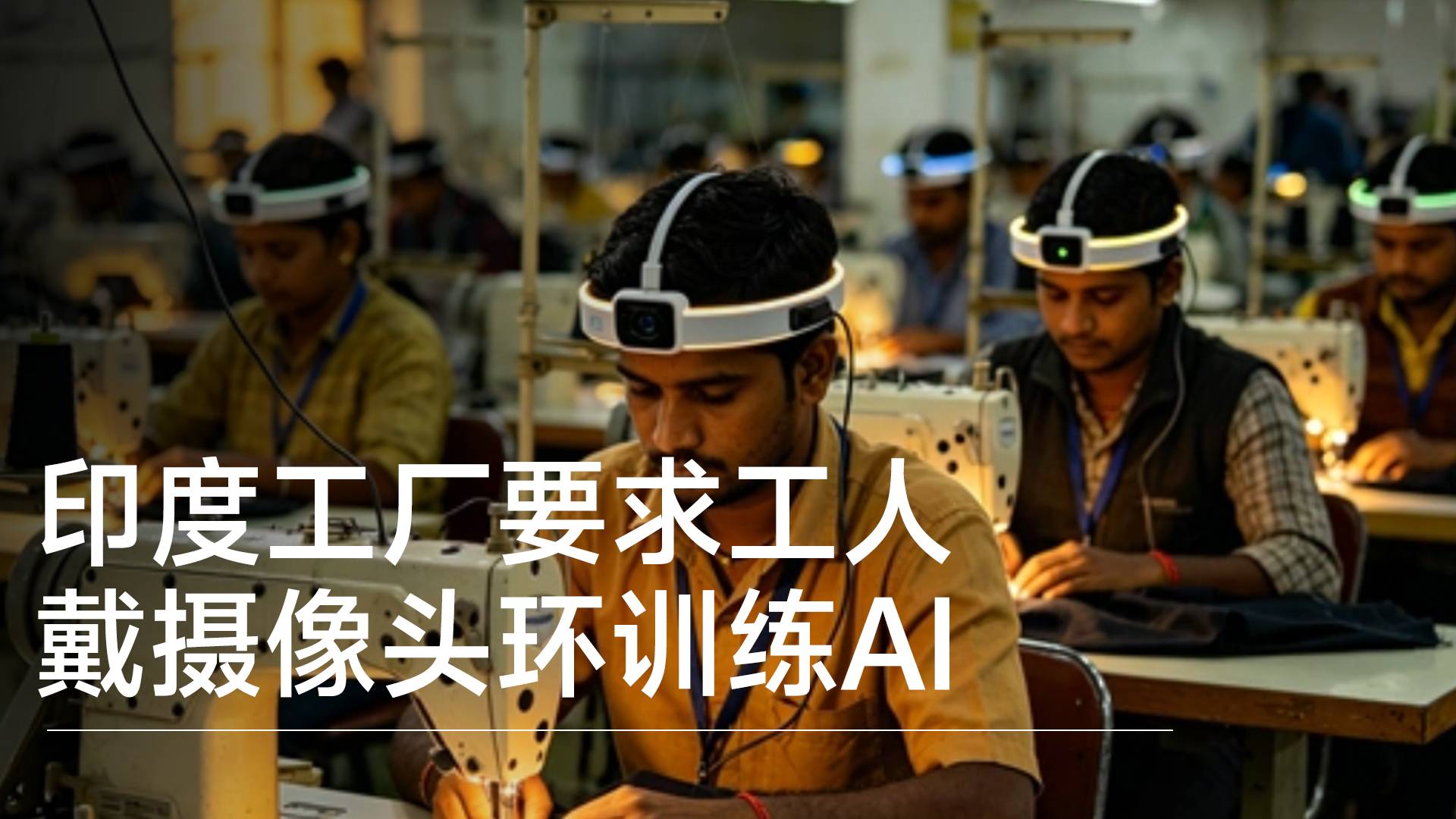 印度诞生数据农场：工人重复劳作采集视频卖给AI公司训练机器人丨前沿抢先看