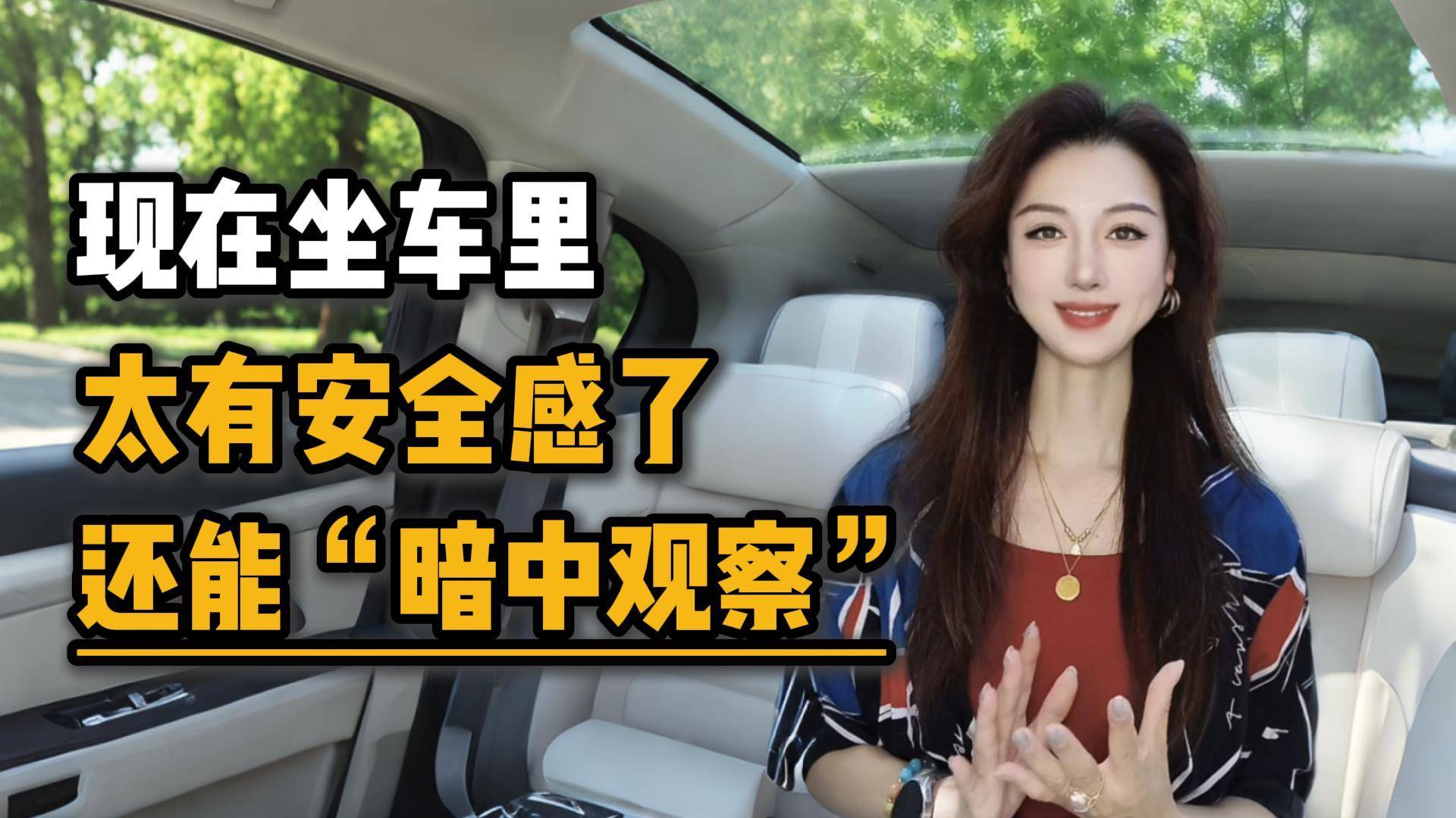 现在坐车里太有安全感了，还能“暗中观察”