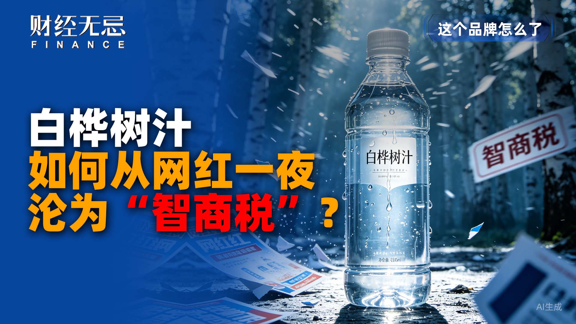 白桦树汁，如何从网红一夜沦为“智商税”？