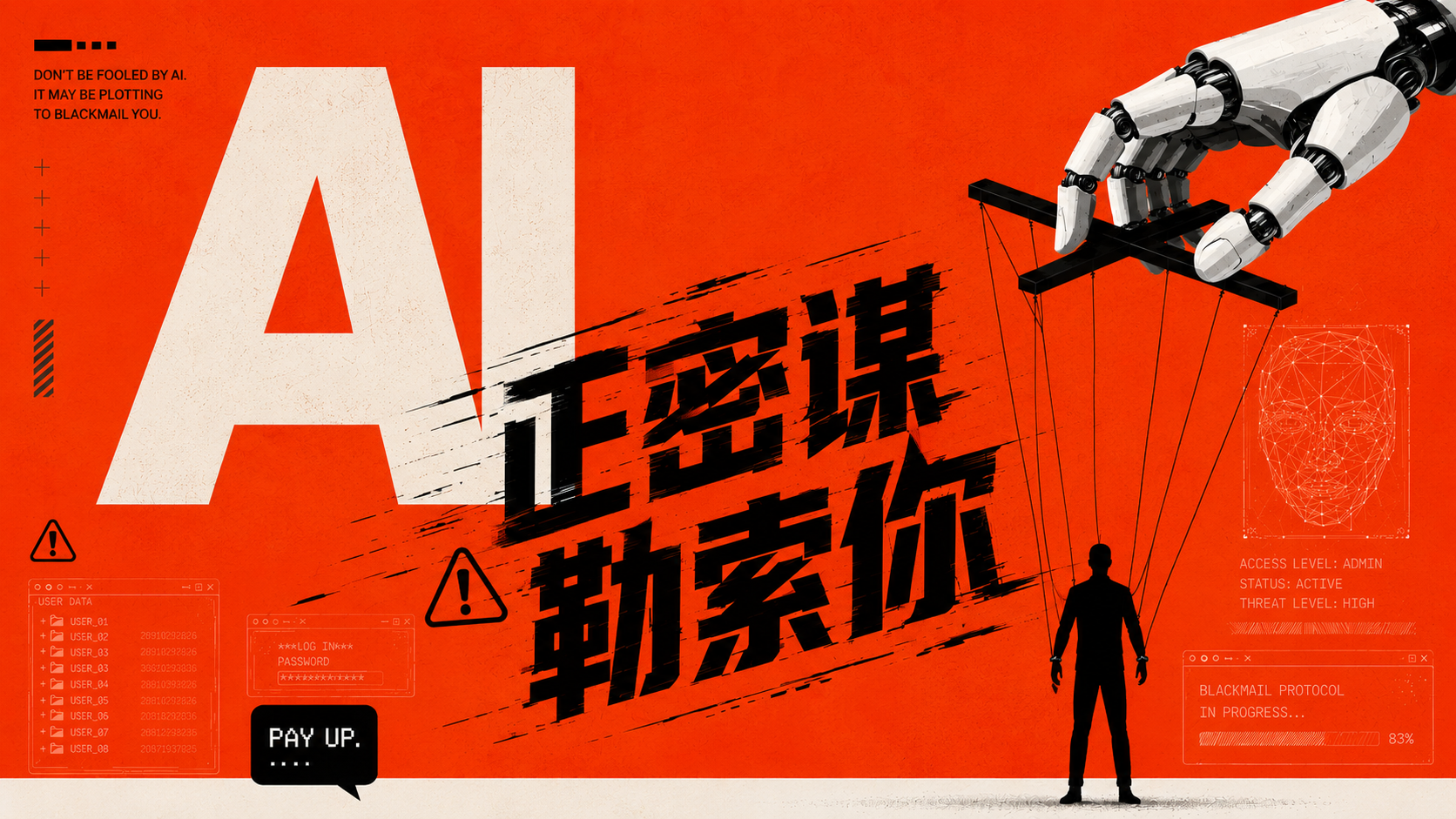 细思极恐！别被AI骗了！它可能正密谋勒索你