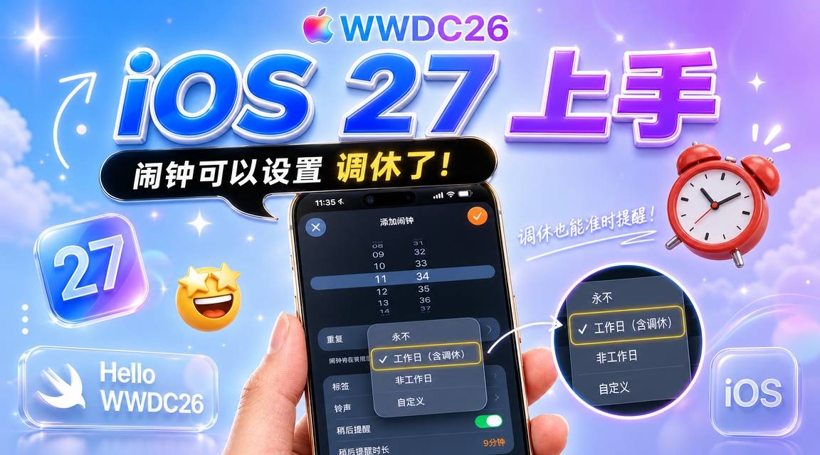 一分钟速通国行版iOS 27升级点！