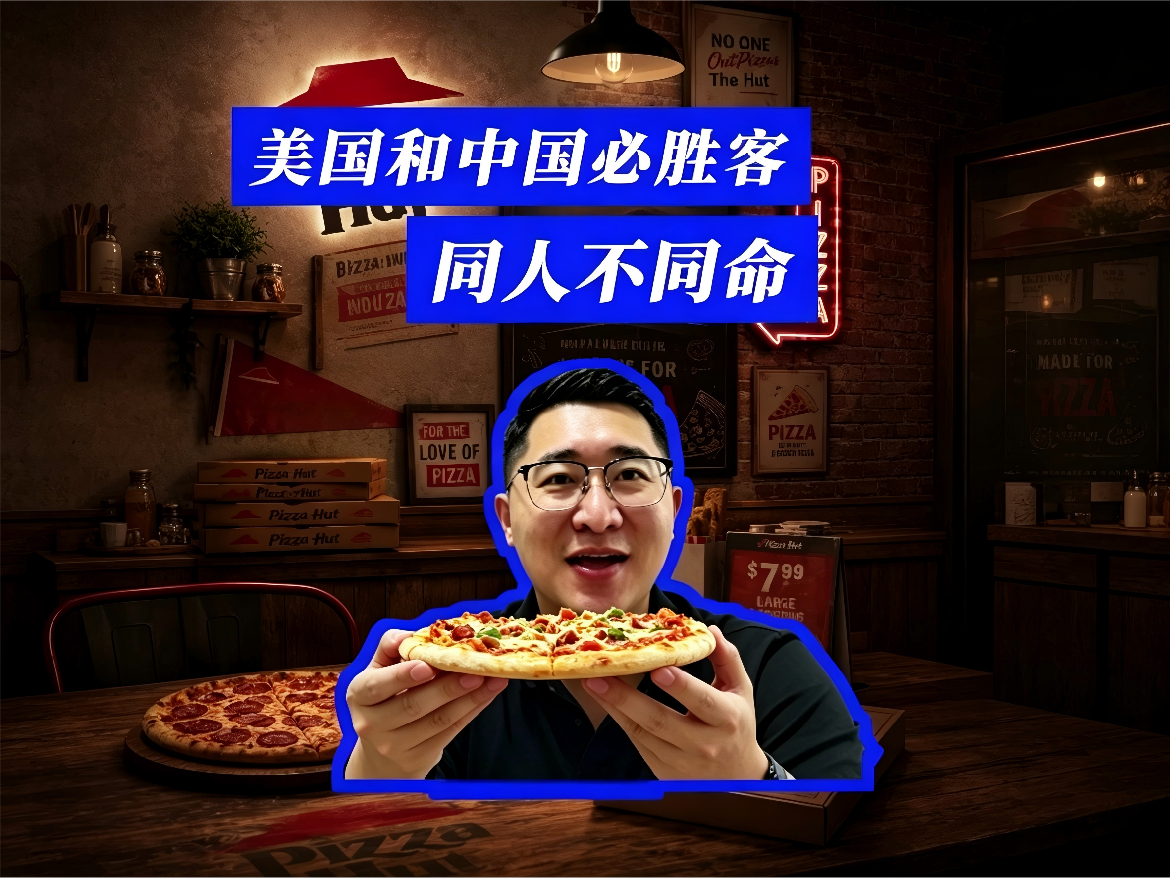 美国和中国必胜客:同人不同命