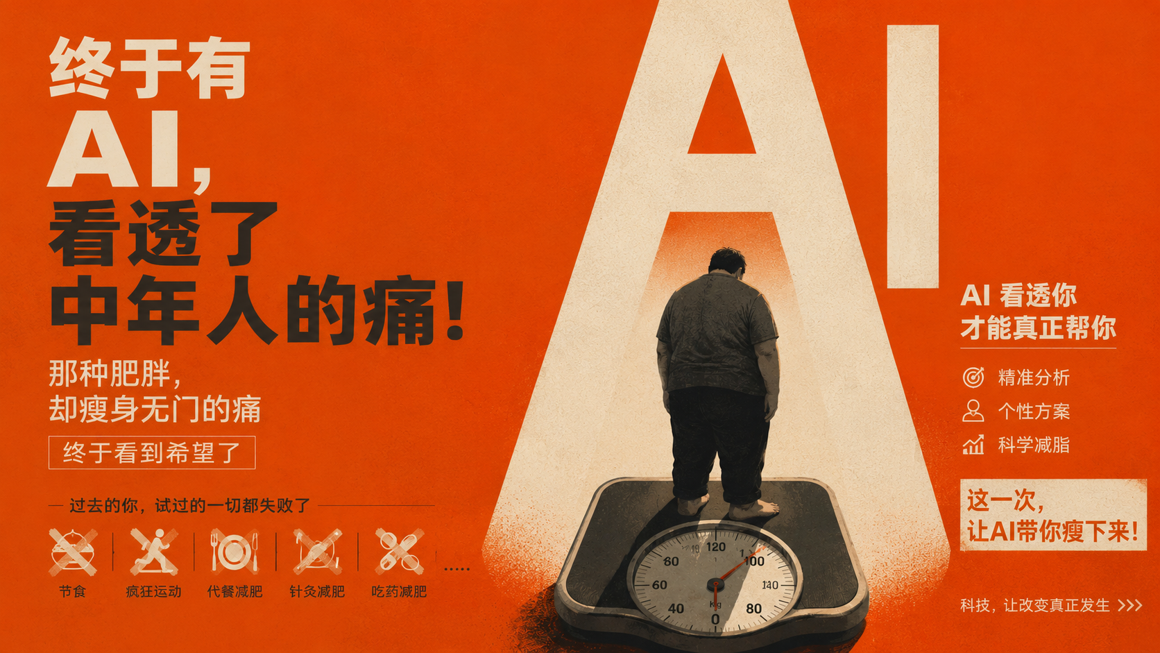试过私教、代餐、司美格鲁肽，还是失败？或许一个免费AI就能治好