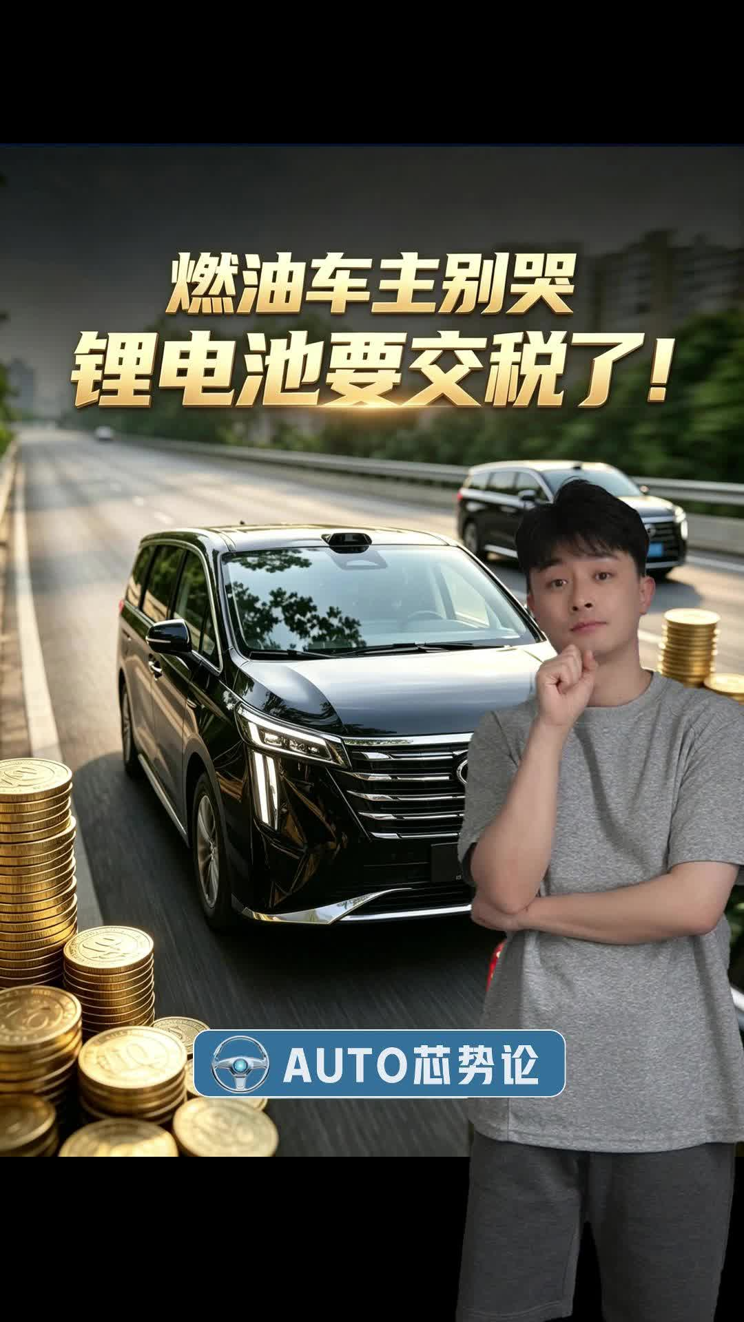 燃油车主别哭，锂电池要交税了!