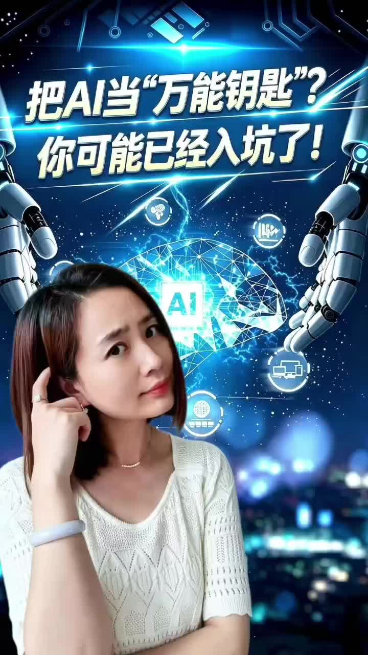 把AI当“万能钥匙”？ 你可能已经入坑了！