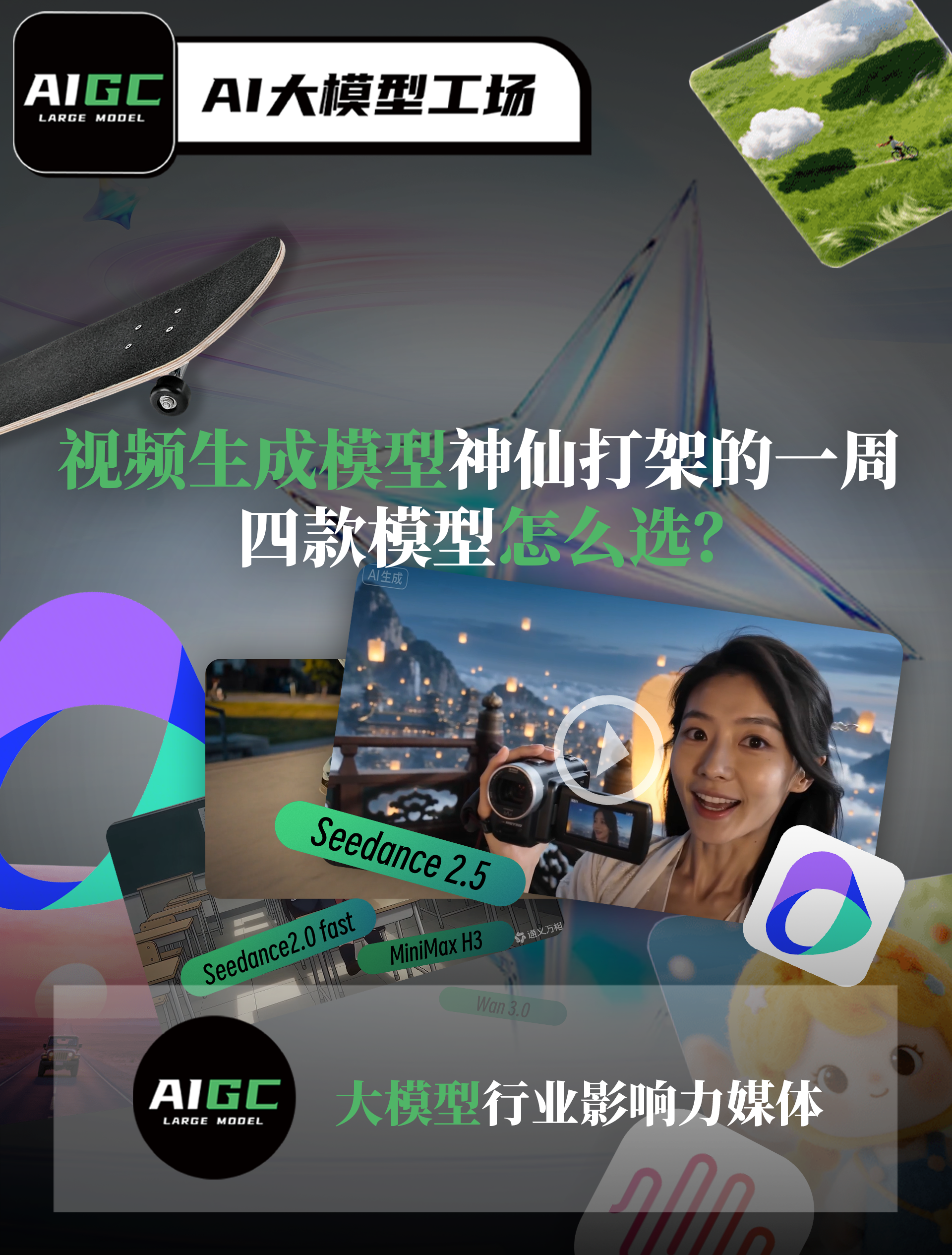 视频生成模型神仙打架的一周四款模型怎么选?