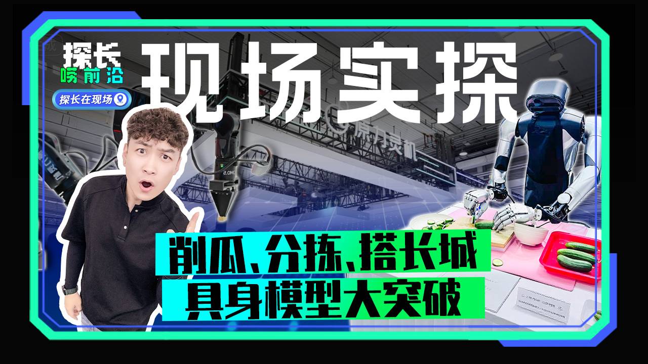 削瓜、分拣、搭长城 具身模型大突破