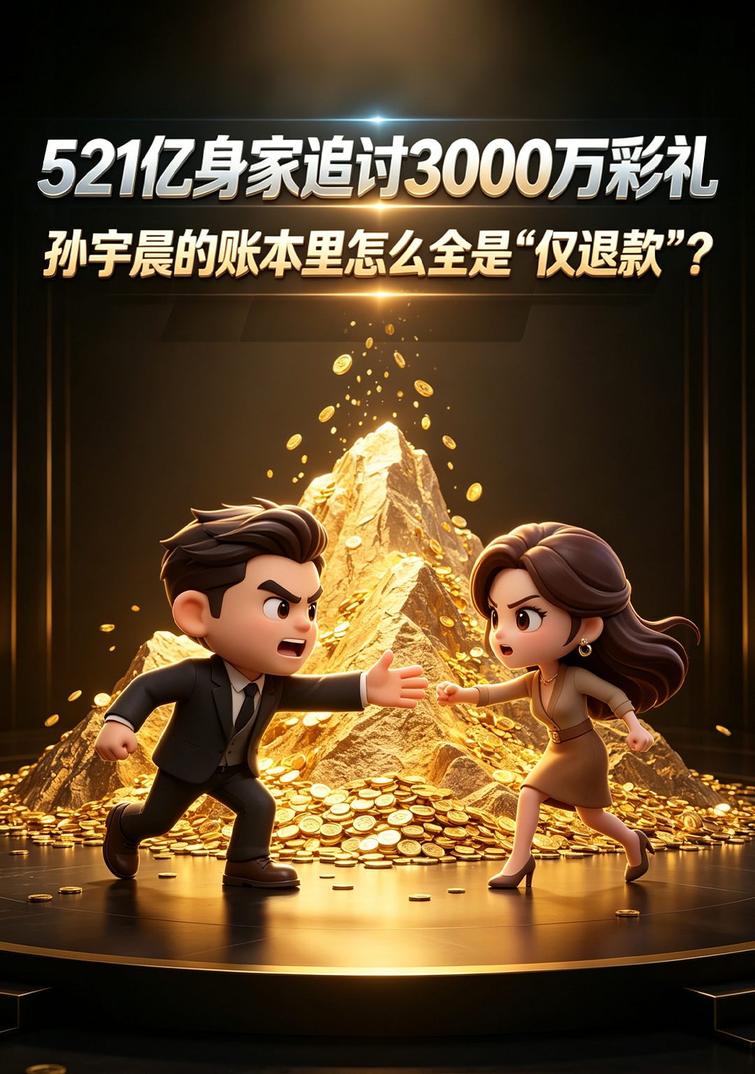 521亿身家追讨3000万彩礼 孙宇晨的账本里怎么全是“仅退款”？