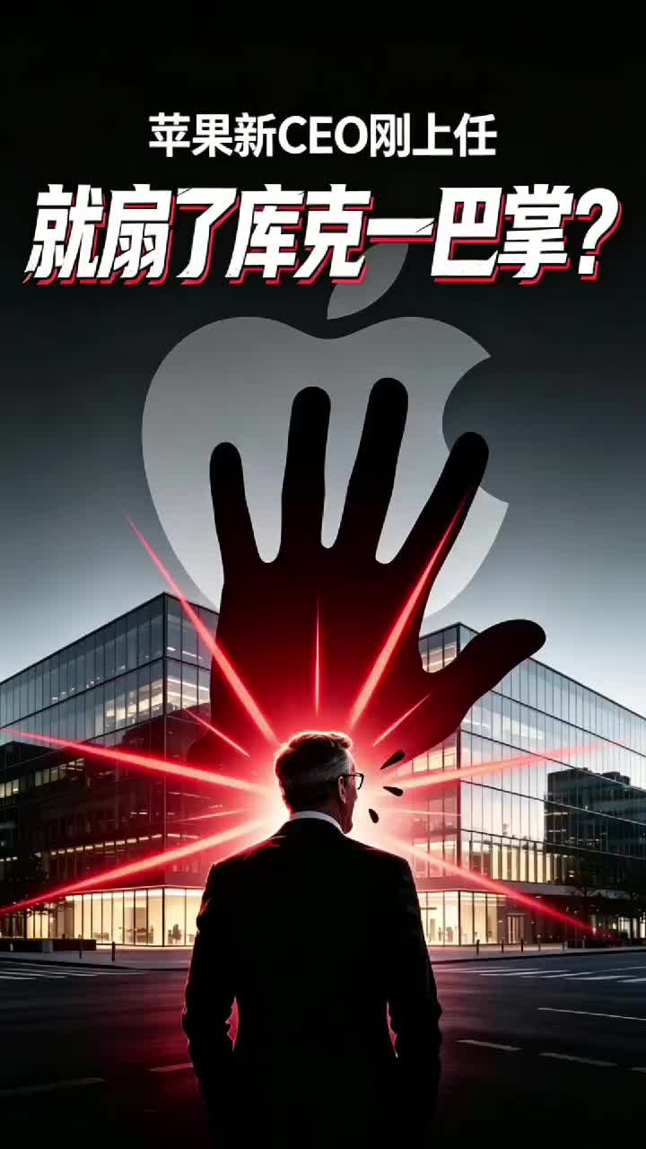苹果新CEO刚上任，就扇了库克一巴掌？