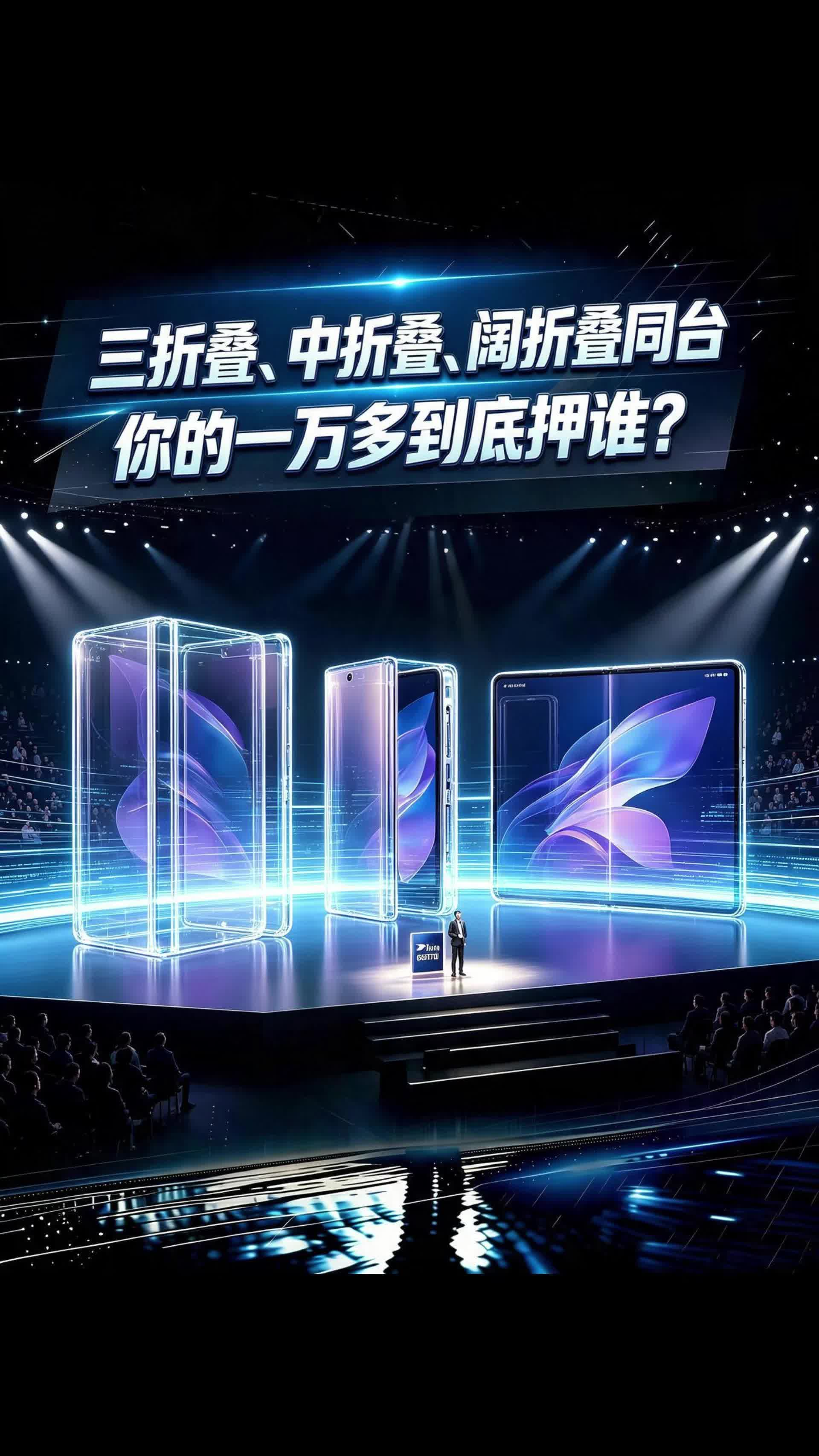 三折叠、中折叠、阔折叠同台 你的一万多到底押谁？