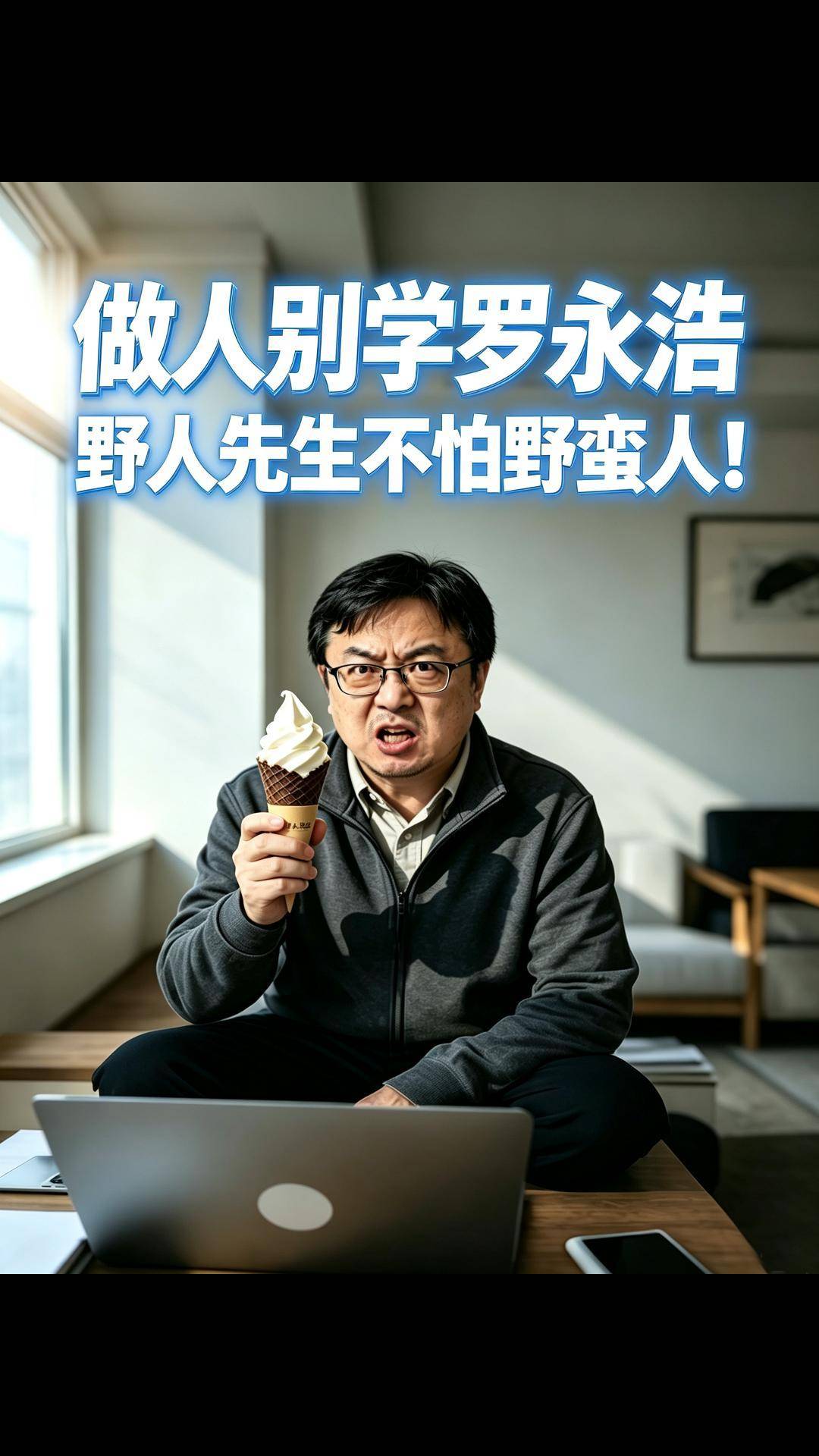 做人别学罗永浩，野人先生不怕野蛮人!