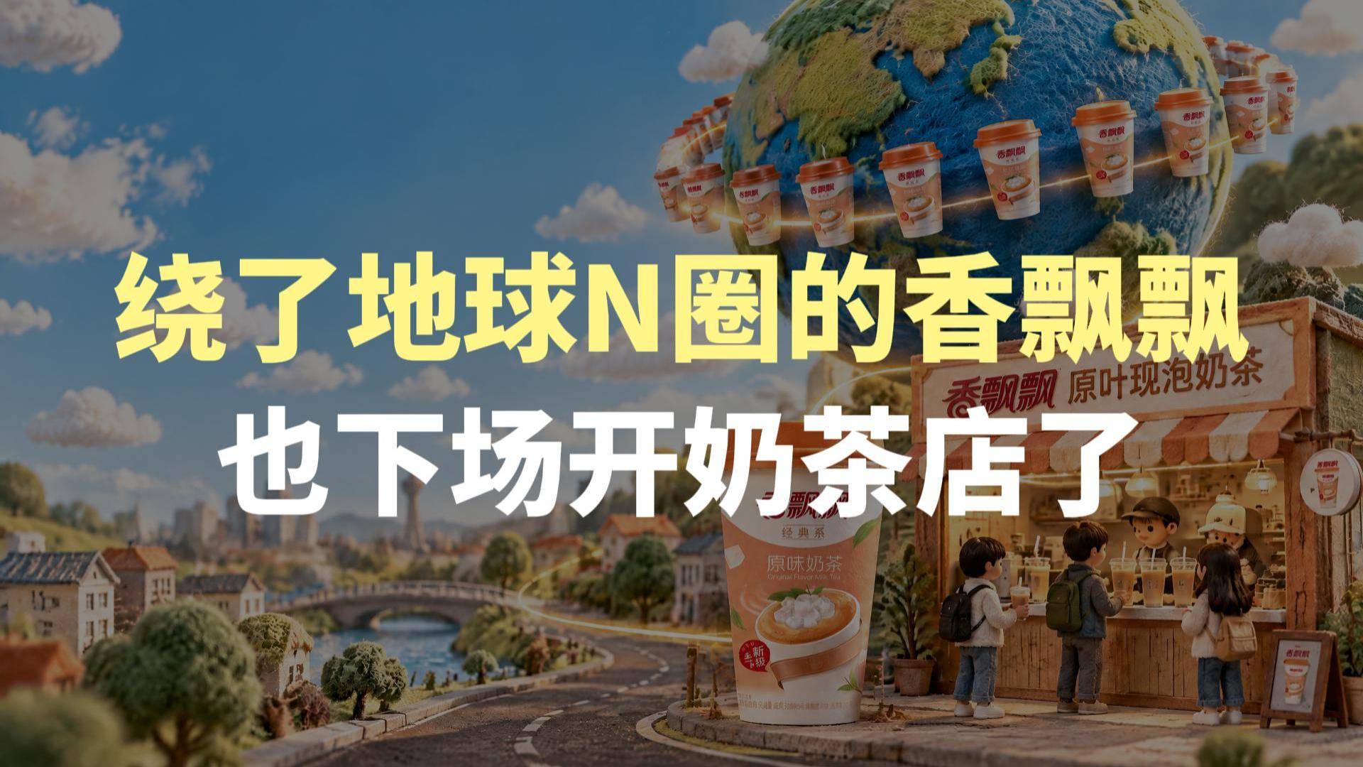 绕了地球N圈的香飘飘，也下场开奶茶店了